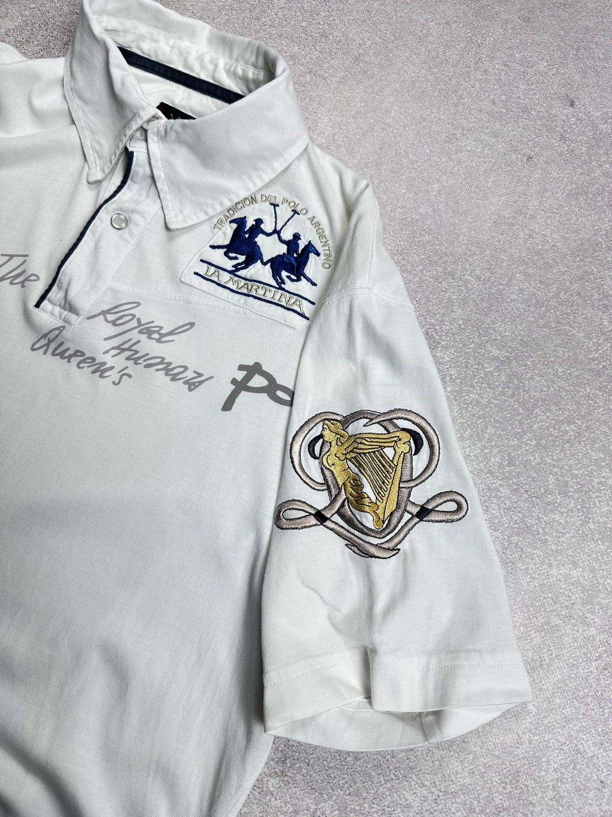 La Martina Vintage 90s La Martina Archival Polo Shirt L Size US L / EU 52-54 / 3 - 5 Thumbnail