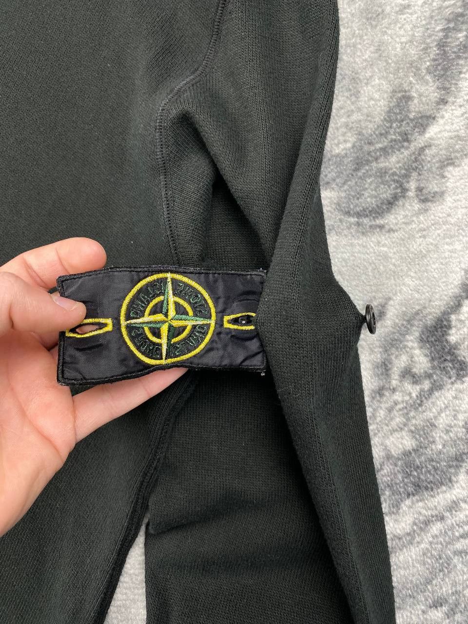 Stone Island Vintage Stone Island 1/4 Zip Half Button 2007 Sweatshirt Men Size US XL / EU 56 / 4 - 4 Thumbnail