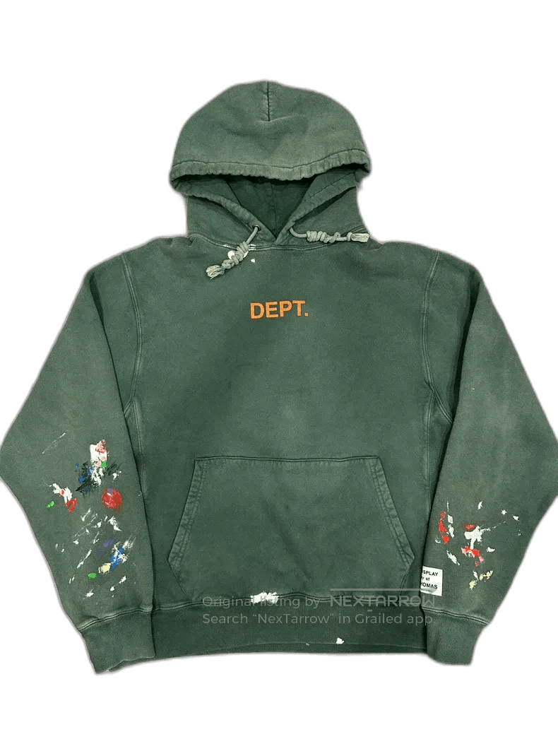 Gallery Dept. Gallery Dept Green Paint Splash Hoodie. Size US M / EU 48-50 / 2 - 1 Thumbnail