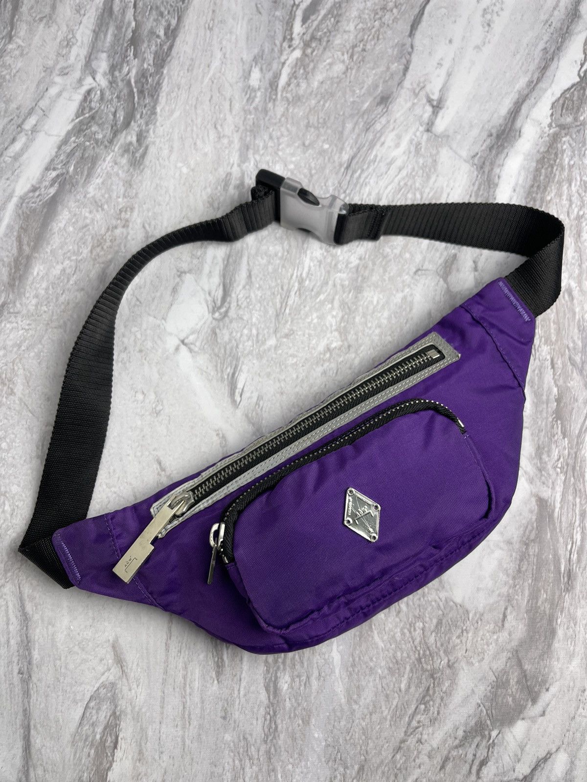 A-COLD-WALL* A-COLD-WALL* Logo Plaque Purple Crossbody Bag Size ONE SIZE - 1 Thumbnail
