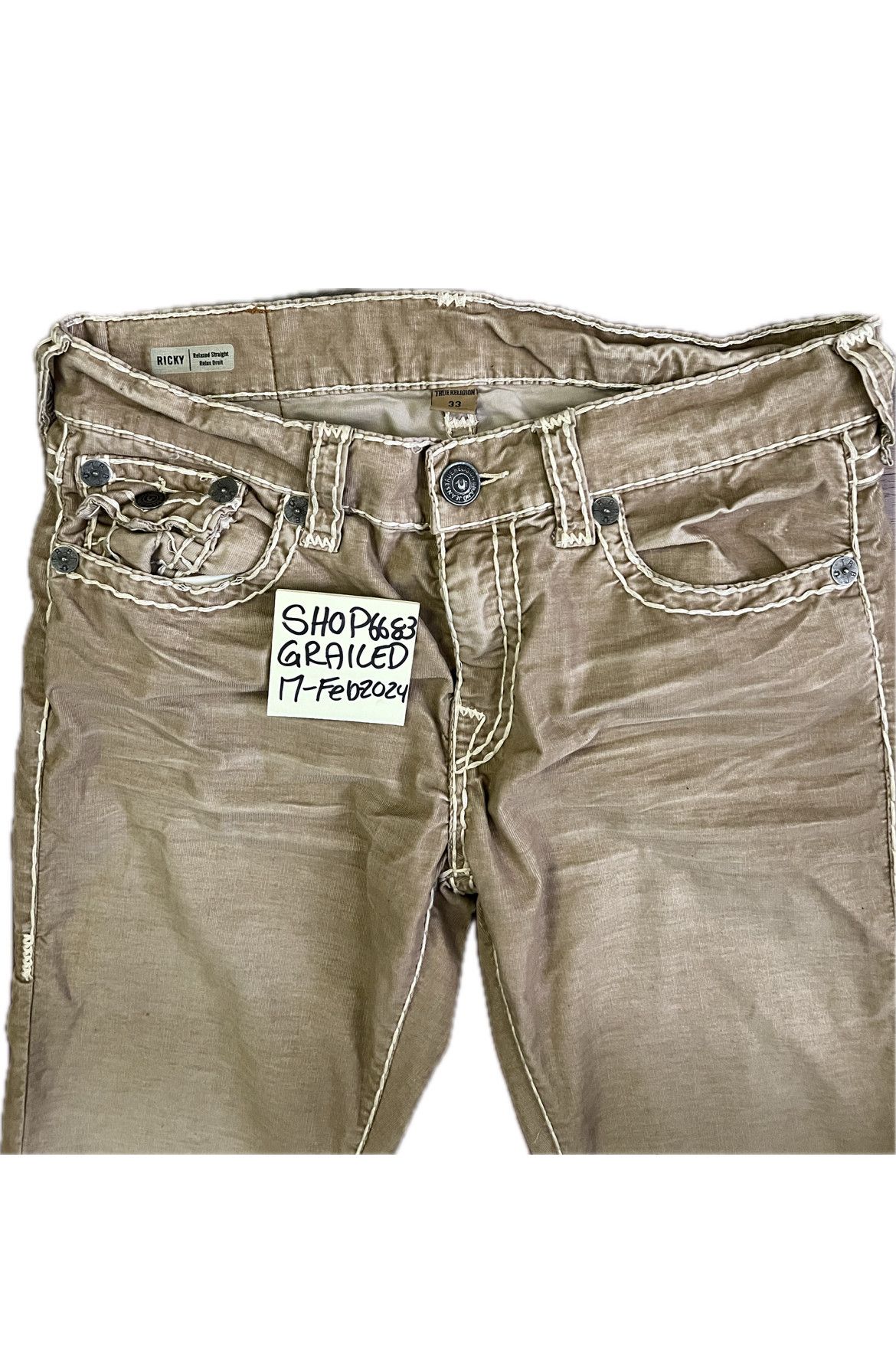 True Religion True Religion Jeans Size US 32 / EU 48 - 6 Thumbnail