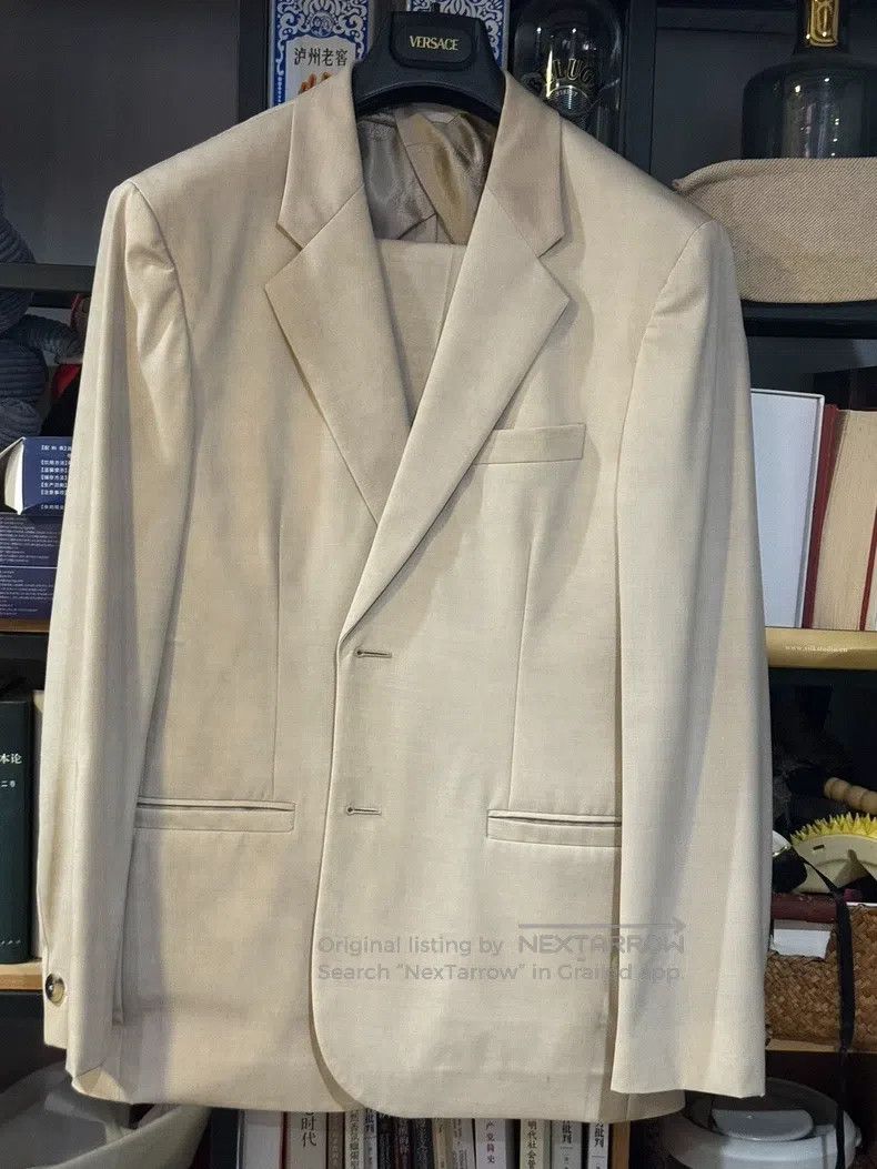 Versace Versace The main line beige single suit Size 48S - 1 Thumbnail