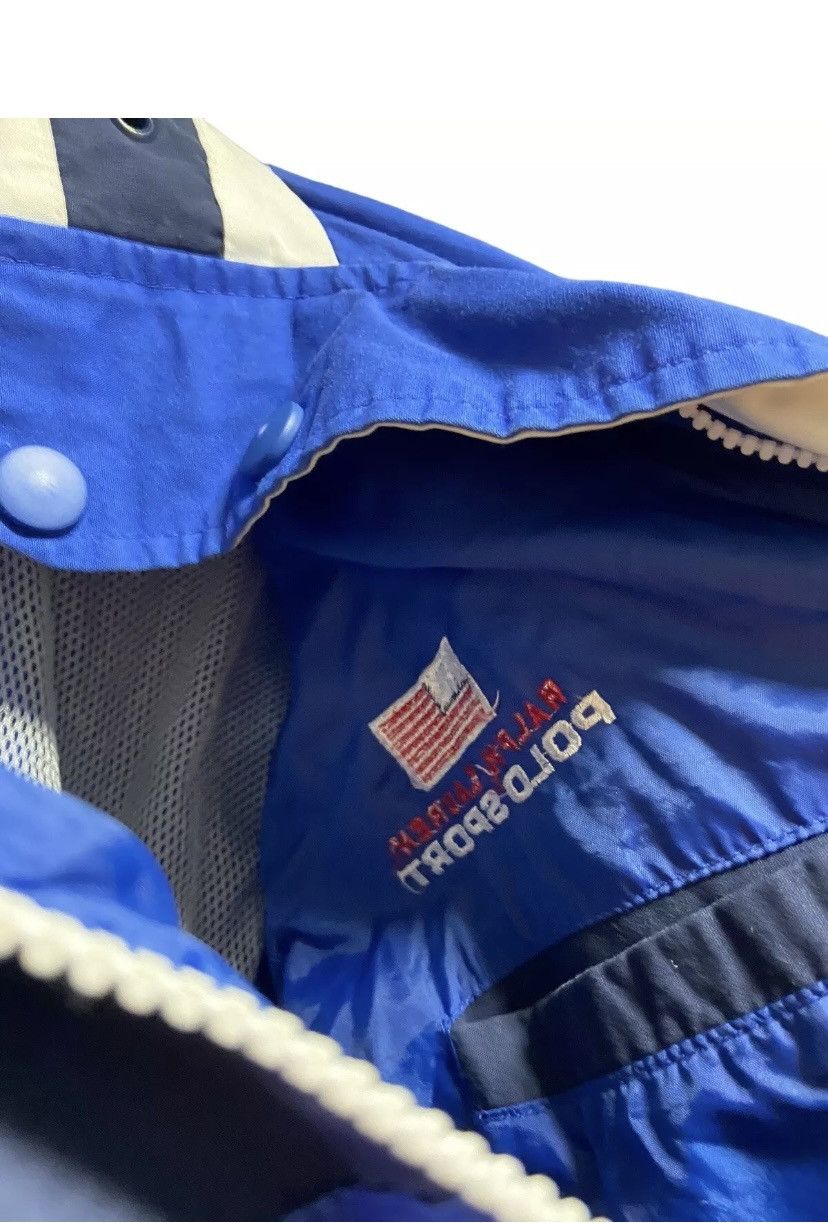 Polo Ralph Lauren × Ralph Lauren Sport × Vintage Vintage Polo Sport USA Flag Utility Full Zip Jacket Size L Size US L / EU 52-54 / 3 - 5 Thumbnail