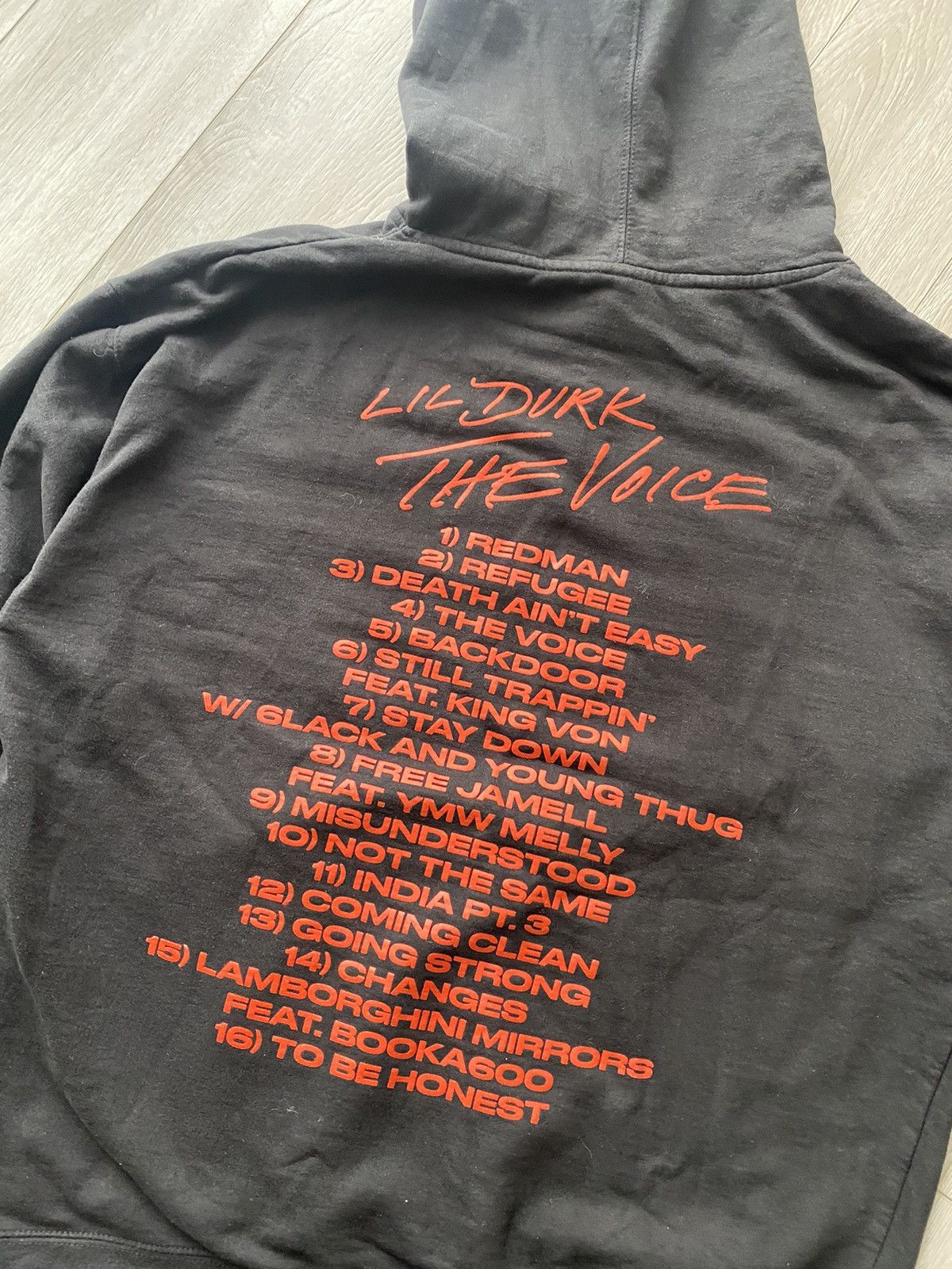 Vintage Vintage 2000s Y2K OTF Lil Durk The Voice Rap Album Hoodie Size US M / EU 48-50 / 2 - 6 Thumbnail