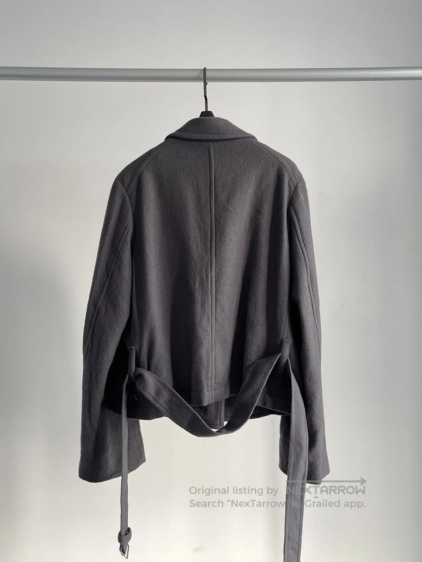 Ann Demeulemeester Short Belted Jacket by Ann Demeulemeester. Size US L / EU 52-54 / 3 - 3 Thumbnail