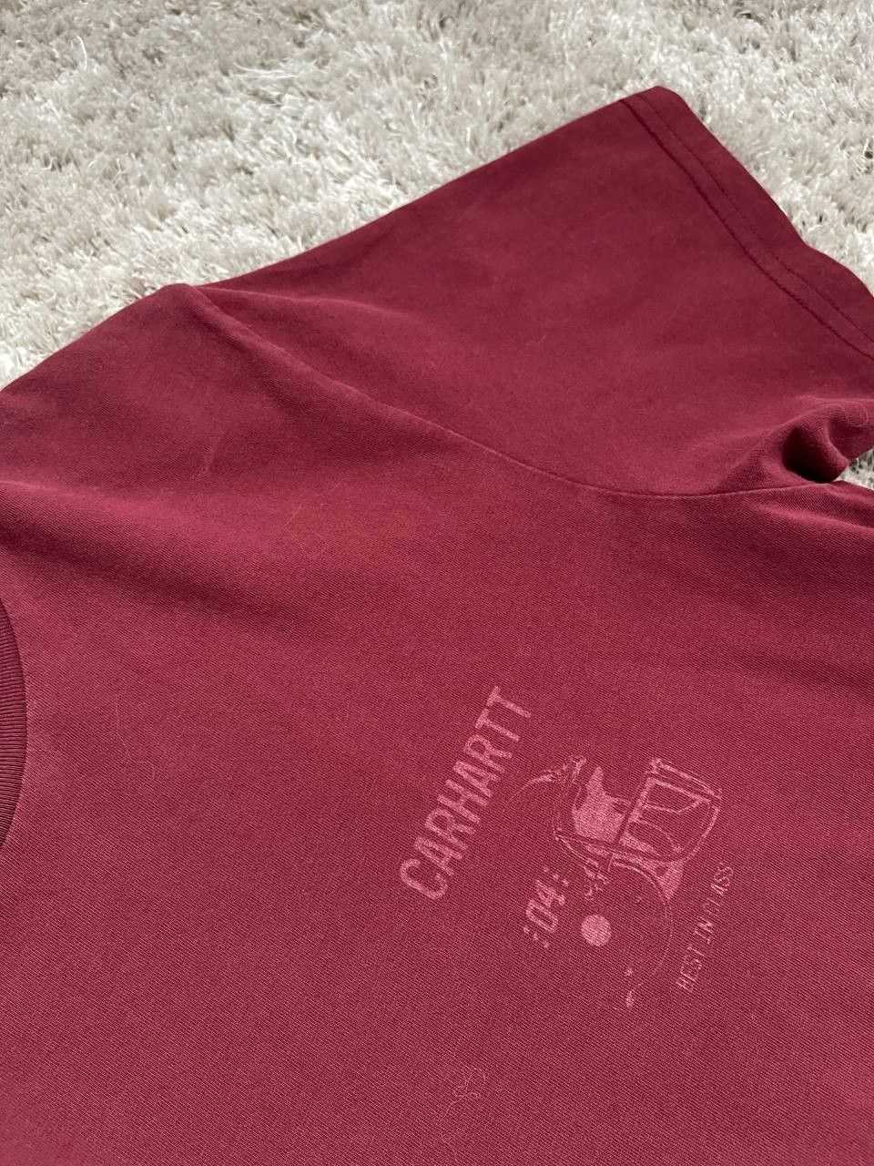 Carhartt × Streetwear × Vintage carhartt rare hype big logo tee Size US M / EU 48-50 / 2 - 5 Thumbnail