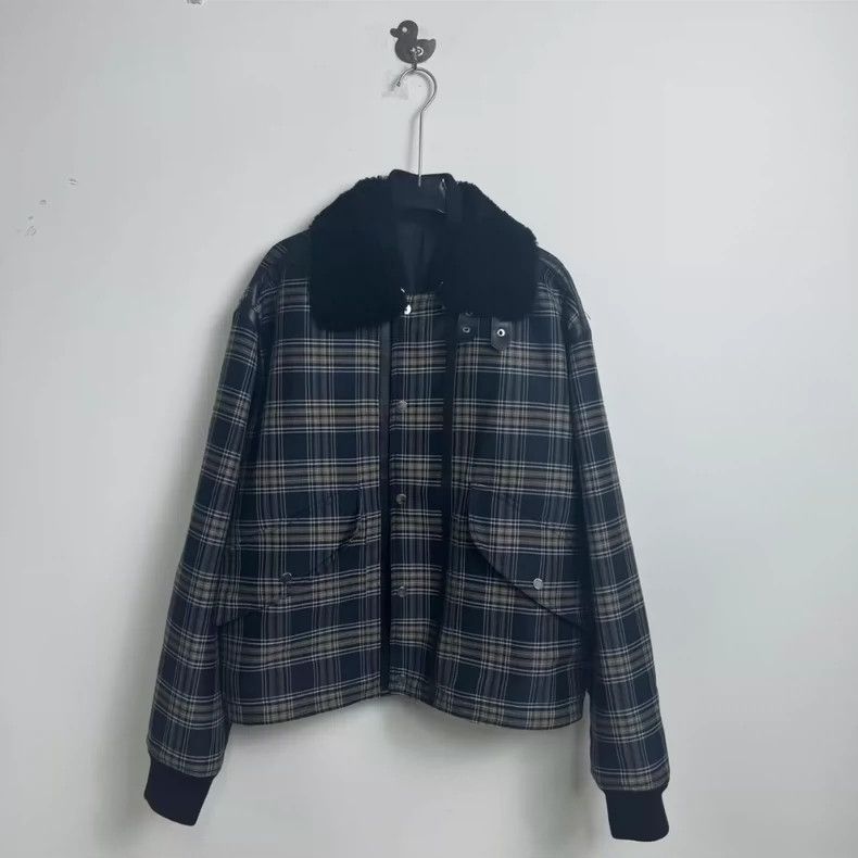 Dior Dior Plaid Teddy Lambskin Jacket 2501-Nextarrow Size US M / EU 48-50 / 2 - 1 Thumbnail