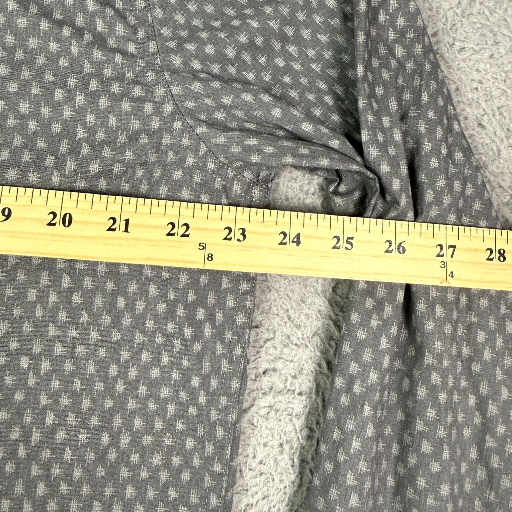 Levi's Levi'S Shirt Mens XL Gray Pearl Snap Western Sawtooth Pockets Patterned Work - Long Sleeve Casual Workwear Size US XL / EU 56 / 4 - 6 Thumbnail