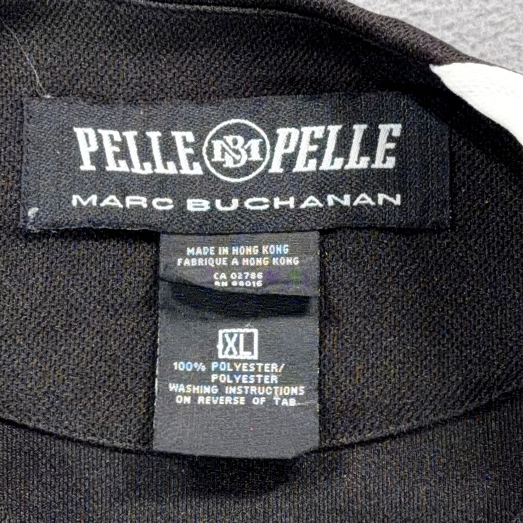 Pelle Pelle VINTAGE Pelle Pelle Baseball Jersey Adult XL Black 90s Hip Hop Logo Embroidered Sleeve Patch 26 Chest Long Sleeve Button Front Size US XL / EU 56 / 4 - 7 Thumbnail