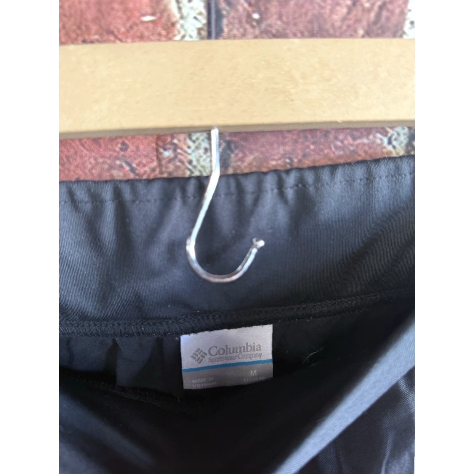 Vintage Columbia Pants Womens Black Outdoor Hiking Pull On Size M Regular Chino 30" Inseam Size 32" / US 10 / IT 46 - 3 Thumbnail