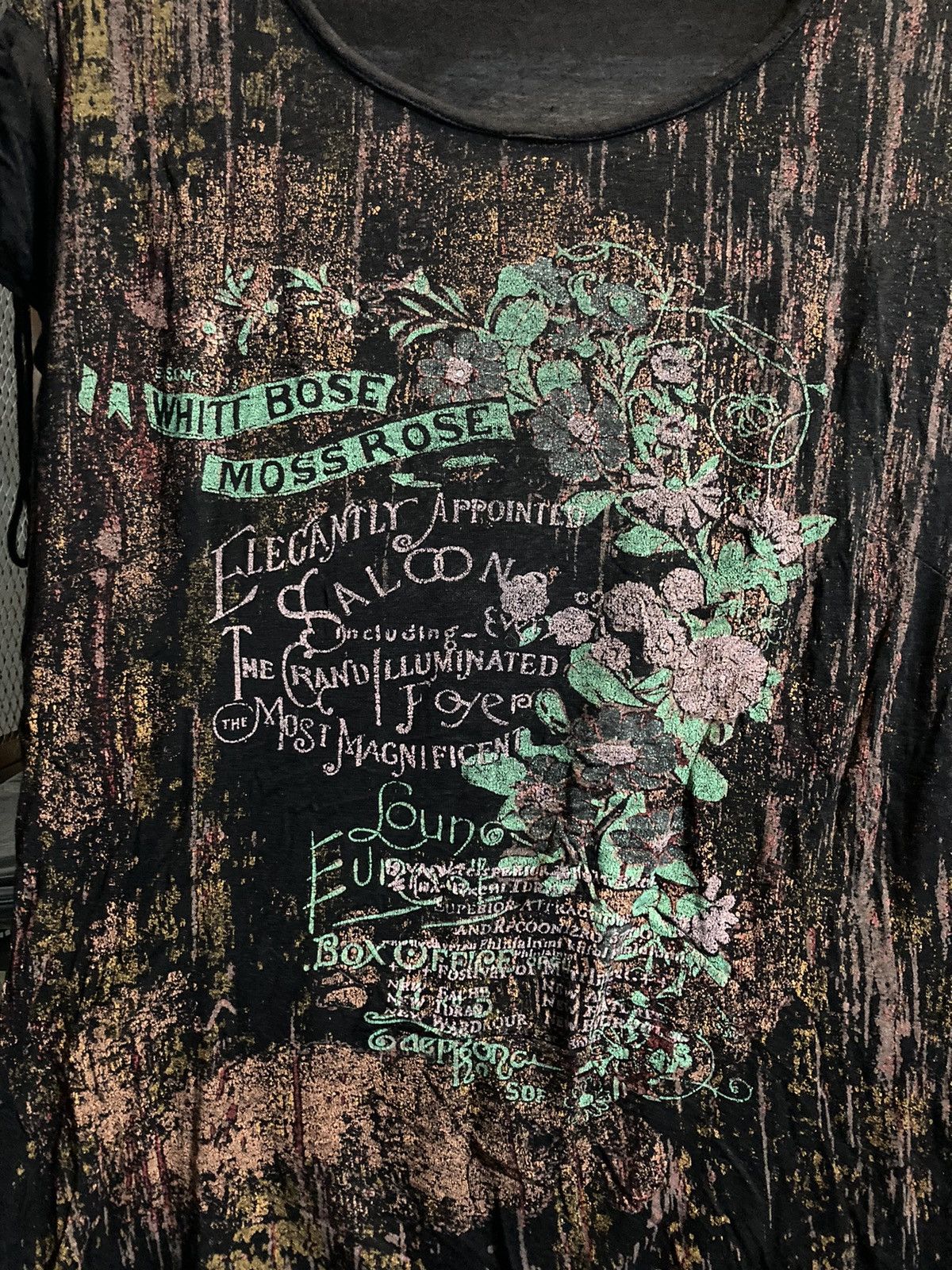 Vintage Japanese Moss Ross Poem Acid Goth Grunge Style Avant Garde Size M / US 6-8 / IT 42-44 - 2 Thumbnail