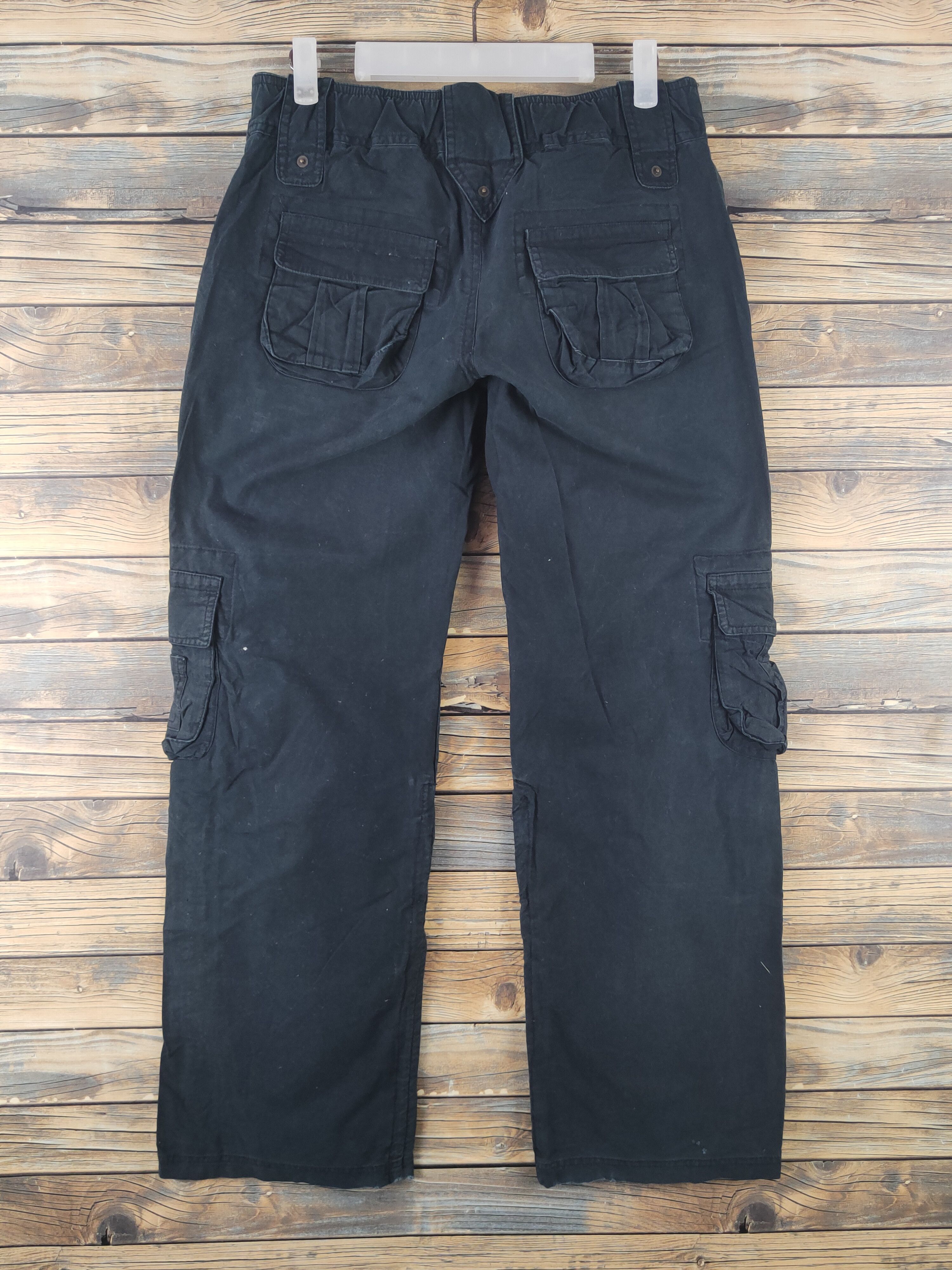 Japanese Brand DL Japanese Brand Navy Multipocket Cargo Pants #1913 Size 28" / US 6 / IT 42 - 7 Thumbnail