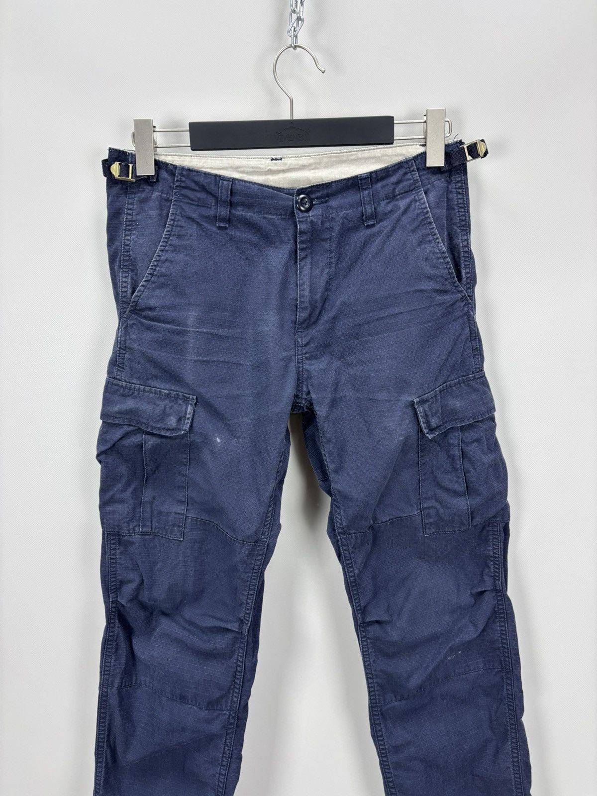 Carhartt Mens cargo pants Carhartt Aviation Size 29x32 Color Blue Size US 29 - 2 Thumbnail