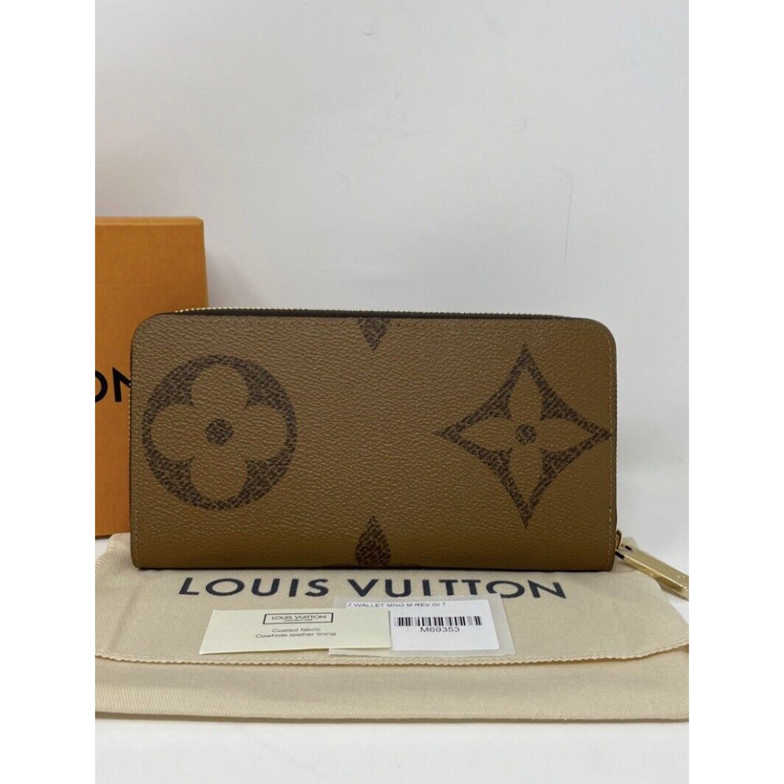 Louis Vuitton Louis Vuitton Zippy Wallet Reverse Monogram Giant Brown Size ONE SIZE - 4 Thumbnail