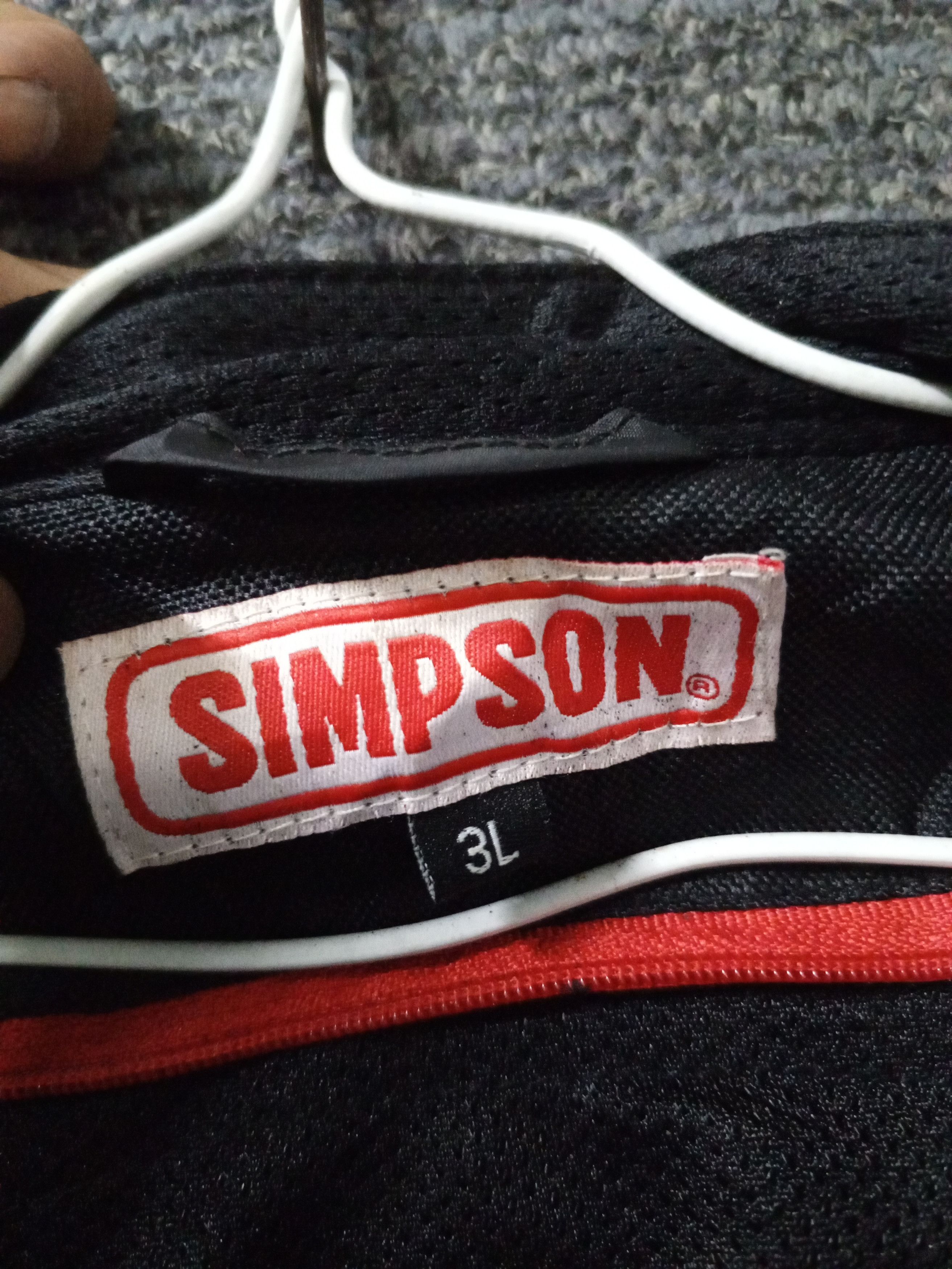Other SIMPSON RACING JACKET MOTORCYCLE RARE Size US L / EU 52-54 / 3 - 12 Thumbnail