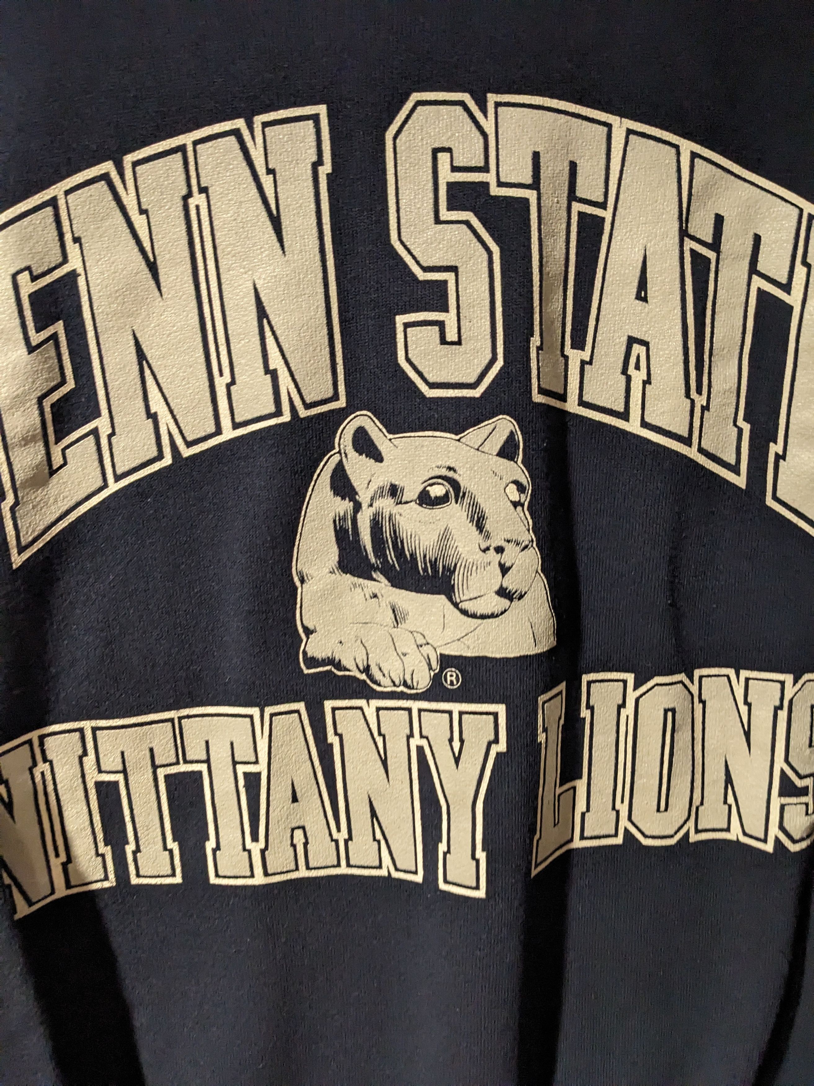 Logo 7 × Vintage Vintage 90s Penn State University College Sweatshirt Size US XL / EU 56 / 4 - 2 Thumbnail