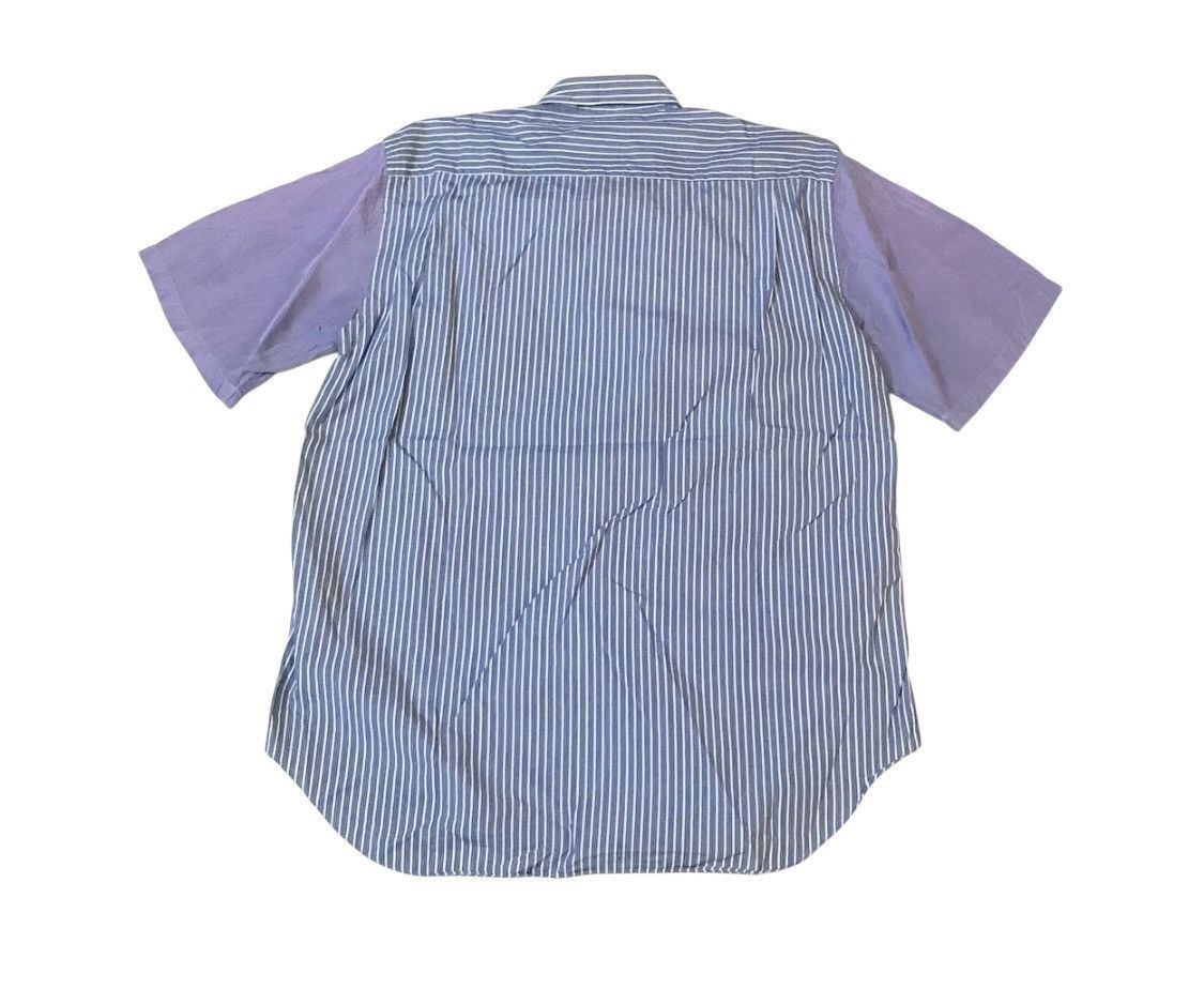 Comme des Garcons CDG homme AD2004 striped hybrid shirt Size US S / EU 44-46 / 1 - 7 Thumbnail