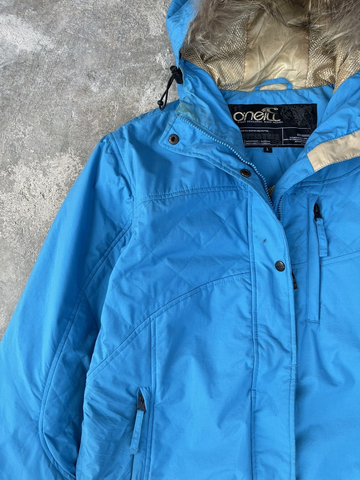O'Neill ONEILL GORPCORE FUR HOODIE WATERPROOF JACKET Size US L / EU 52-54 / 3 - 6 Thumbnail