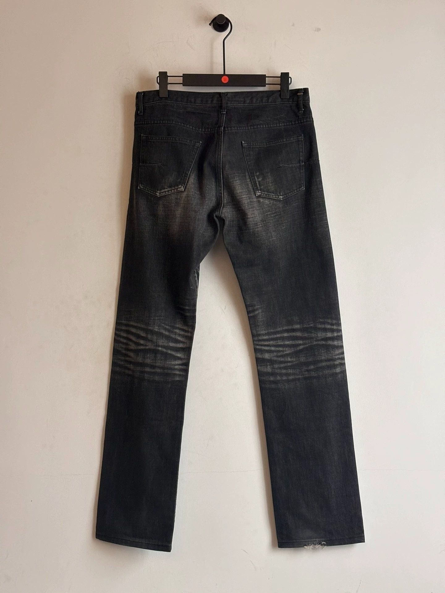 Dior Black Denim Straight-Leg Jeans Size 32 Size US 32 / EU 48 - 4 Thumbnail