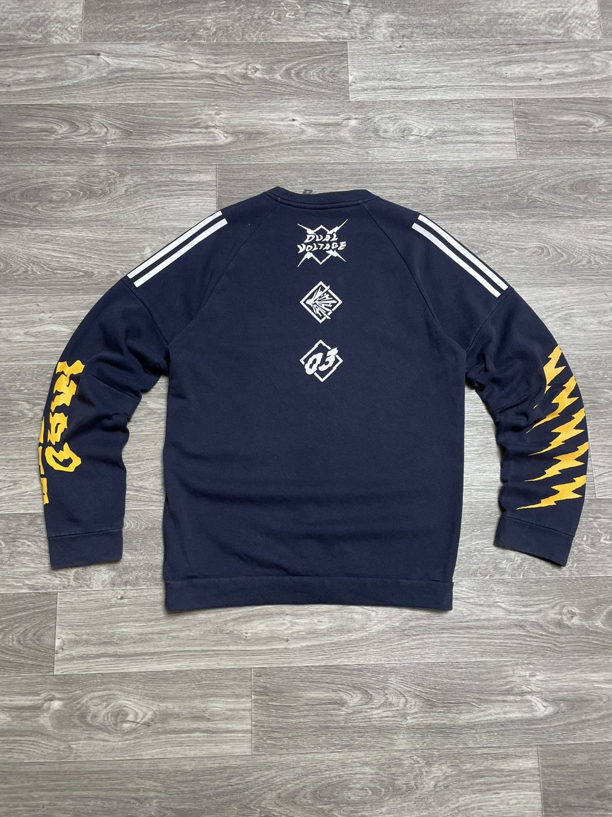 Adidas Adidas Mad Speed Graphic Print Sweatshirt Y2K Size US S / EU 44-46 / 1 - 16 Thumbnail