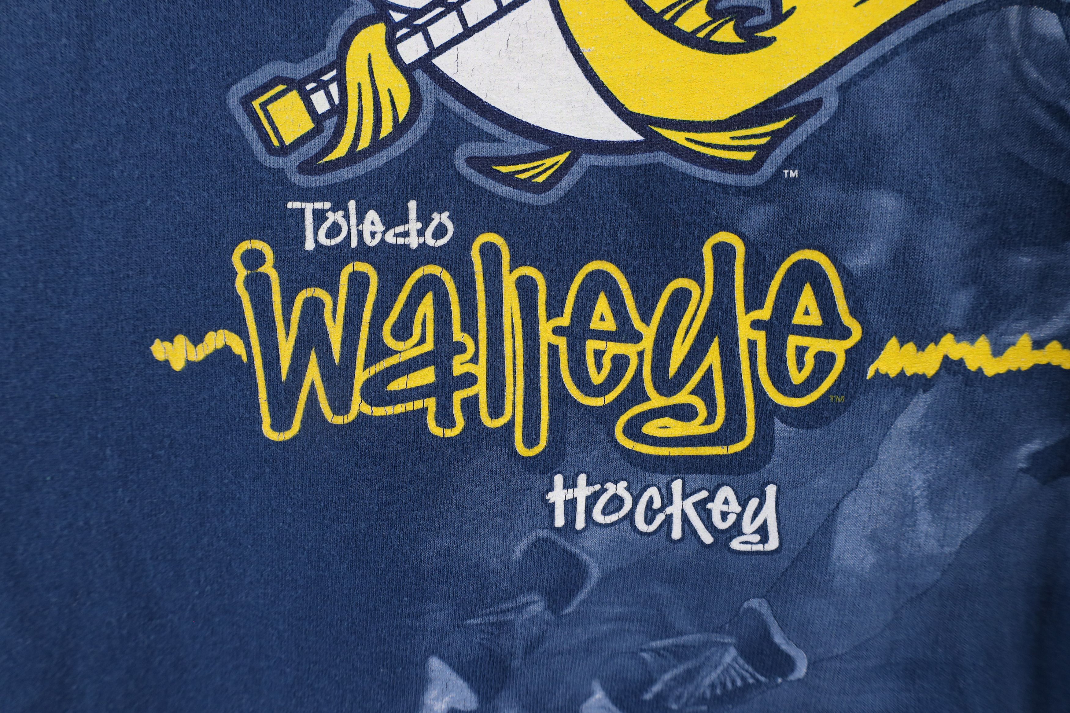 Vintage Vintage League Hockey Toledo Walleye Long Sleeve T-Shirt Size US XXL / EU 58 / 5 - 5 Thumbnail