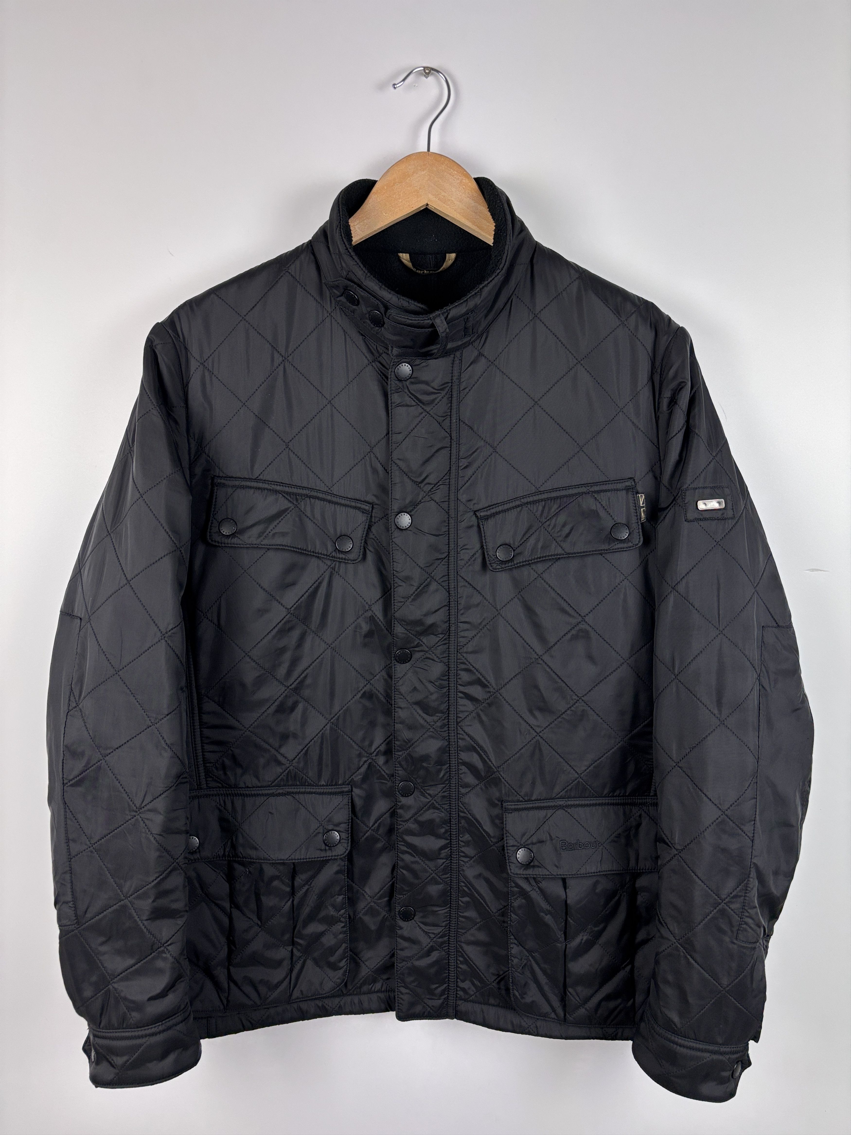 Barbour International Ariel Polar Quilted Jacket Black M