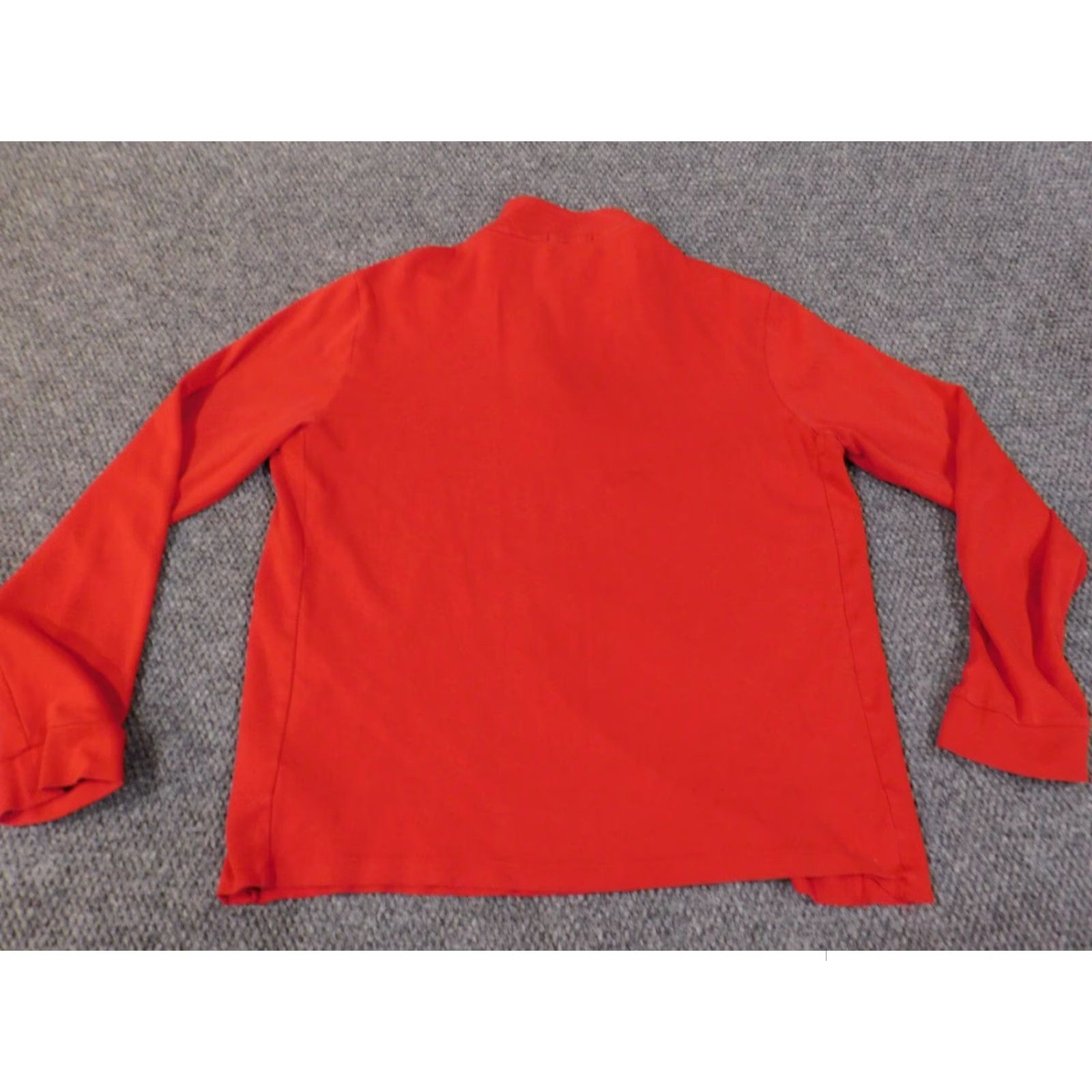 Polo Ralph Lauren Polo Ralph Lauren Sweater Mens Large Red Pullover Pony 1/4 Zip Cotton Preppy Size US L / EU 52-54 / 3 - 7 Thumbnail