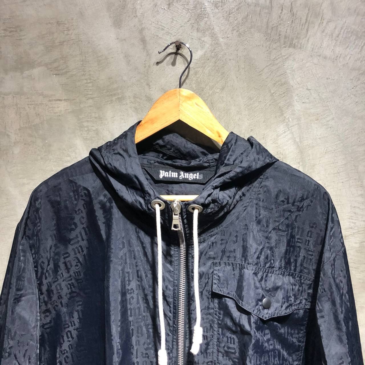 Palm Angels Palm Angels Monogram AOP zip up windbreaker jacket Size US XXL / EU 58 / 5 - 6 Thumbnail