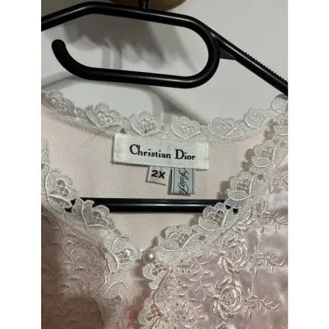 Christian Dior Monsieur Vintage Christian Dior Nightgown Vintage rare USA Size XXL / US 16-18 / IT 52-54 - 3 Thumbnail