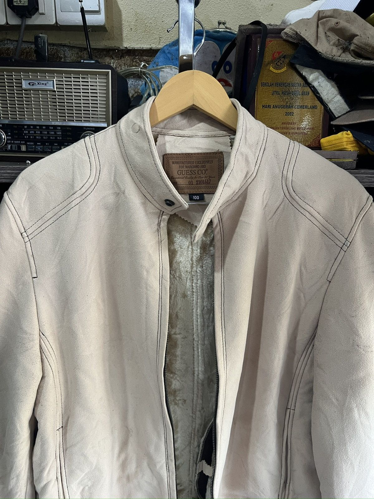 Guess 🔥Rare Guess Sherpa Zipper Jacket Size US M / EU 48-50 / 2 - 4 Thumbnail