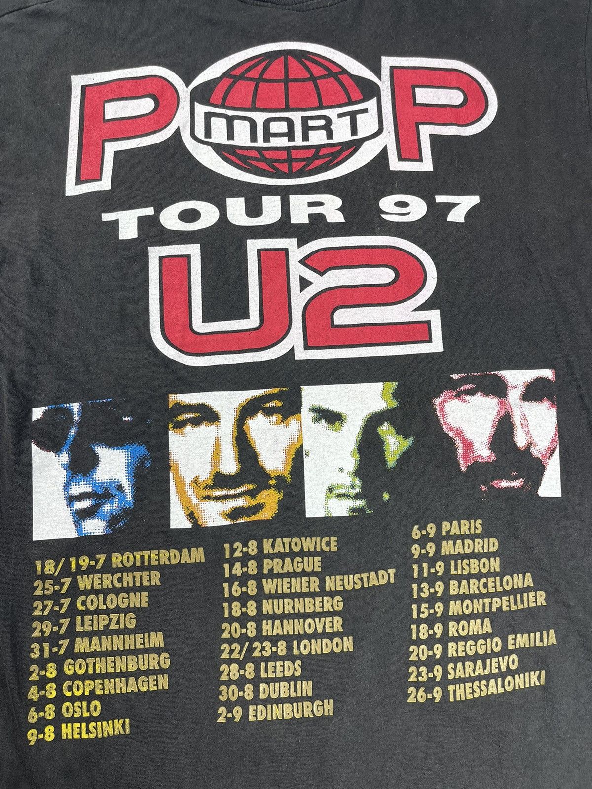 Band Tees × Vintage Vintage 1997 U2 PopMart Tour T-Shirt Size US XXL / EU 58 / 5 - 8 Thumbnail