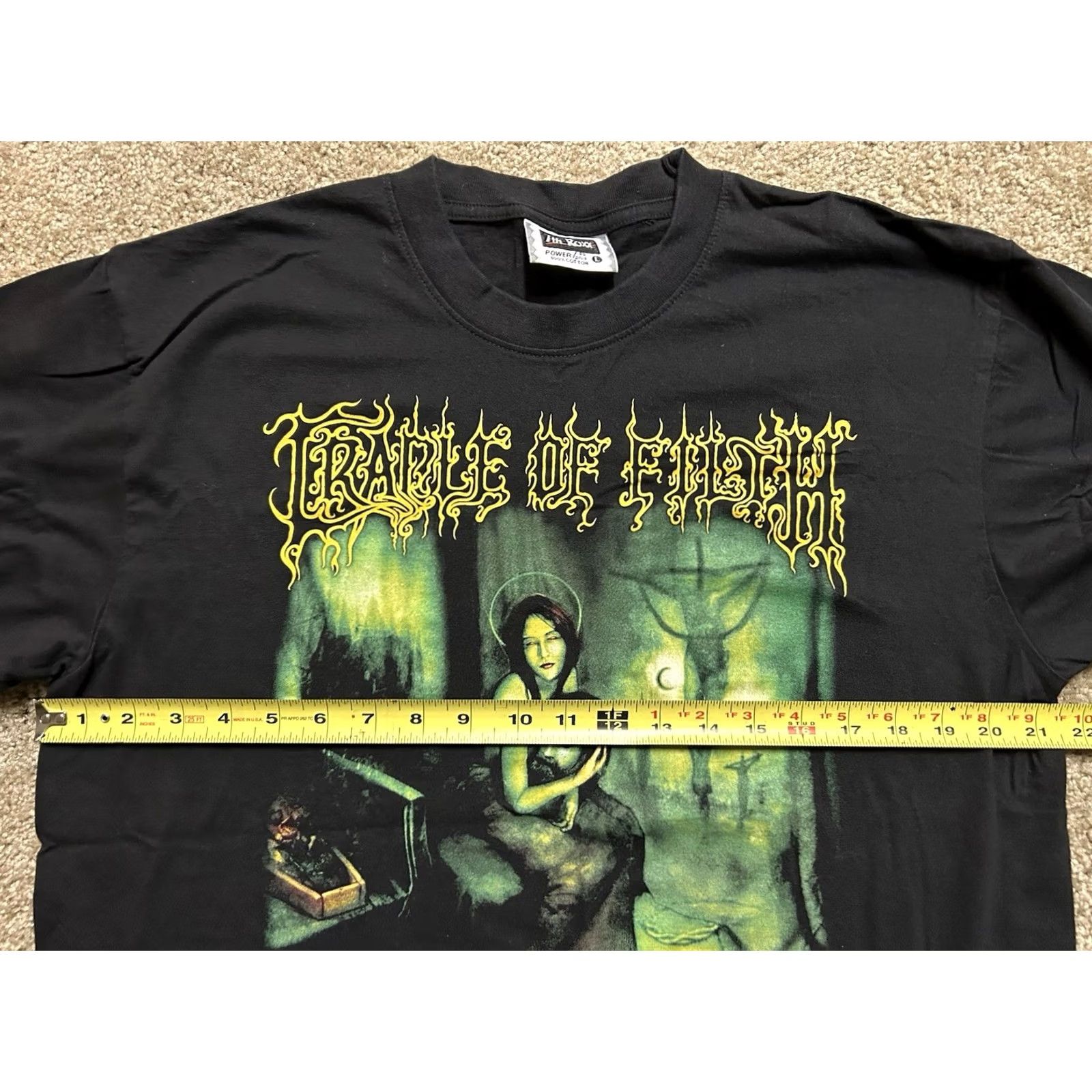Doublet NWOT Cradle Of Filth Thornography Men’s L Black Double-Sided T-Shirt NWOT Brand The Roxx 90s Band Mens Shirt Double-Sided Size US L / EU 52-54 / 3 - 7 Thumbnail