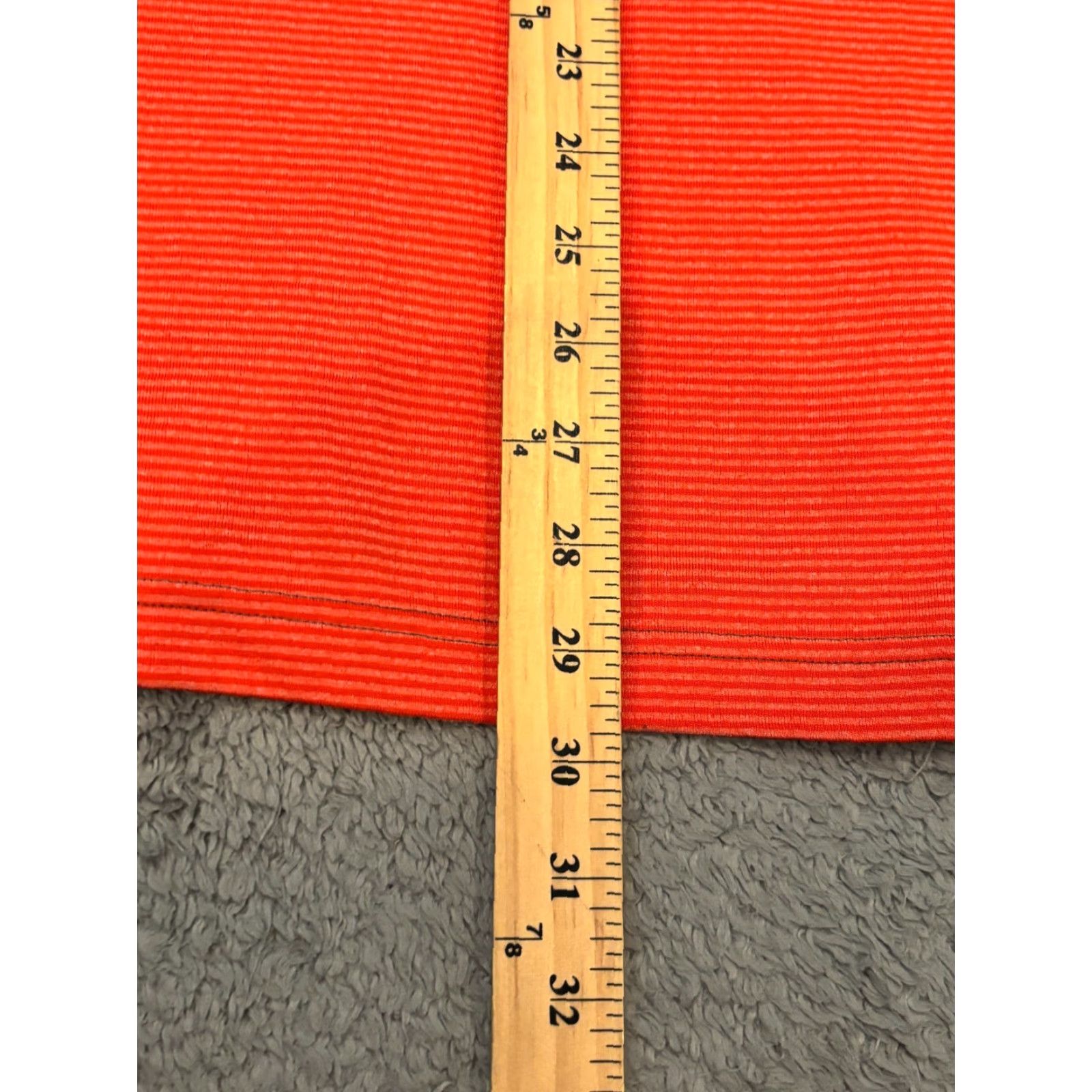 Under Armour Under Armour Coldgear Long Sleeve Pullover Shirt Mens Large Orange Active V Neck Autumn Winter Spring Sports Running & Training Shirt Mens Size US L / EU 52-54 / 3 - 4 Thumbnail