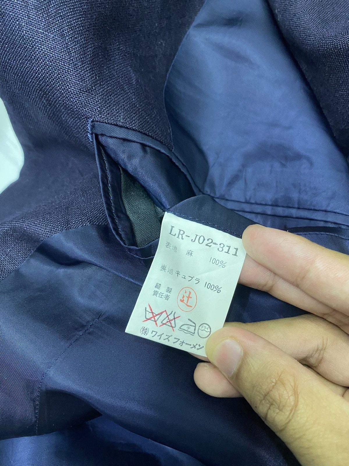 Y's × Y's for Men × Yohji Yamamoto 🔥RARE LQ YS FOR MEN DARK PURPLE BLAZER JACKET Size US M / EU 48-50 / 2 - 11 Thumbnail