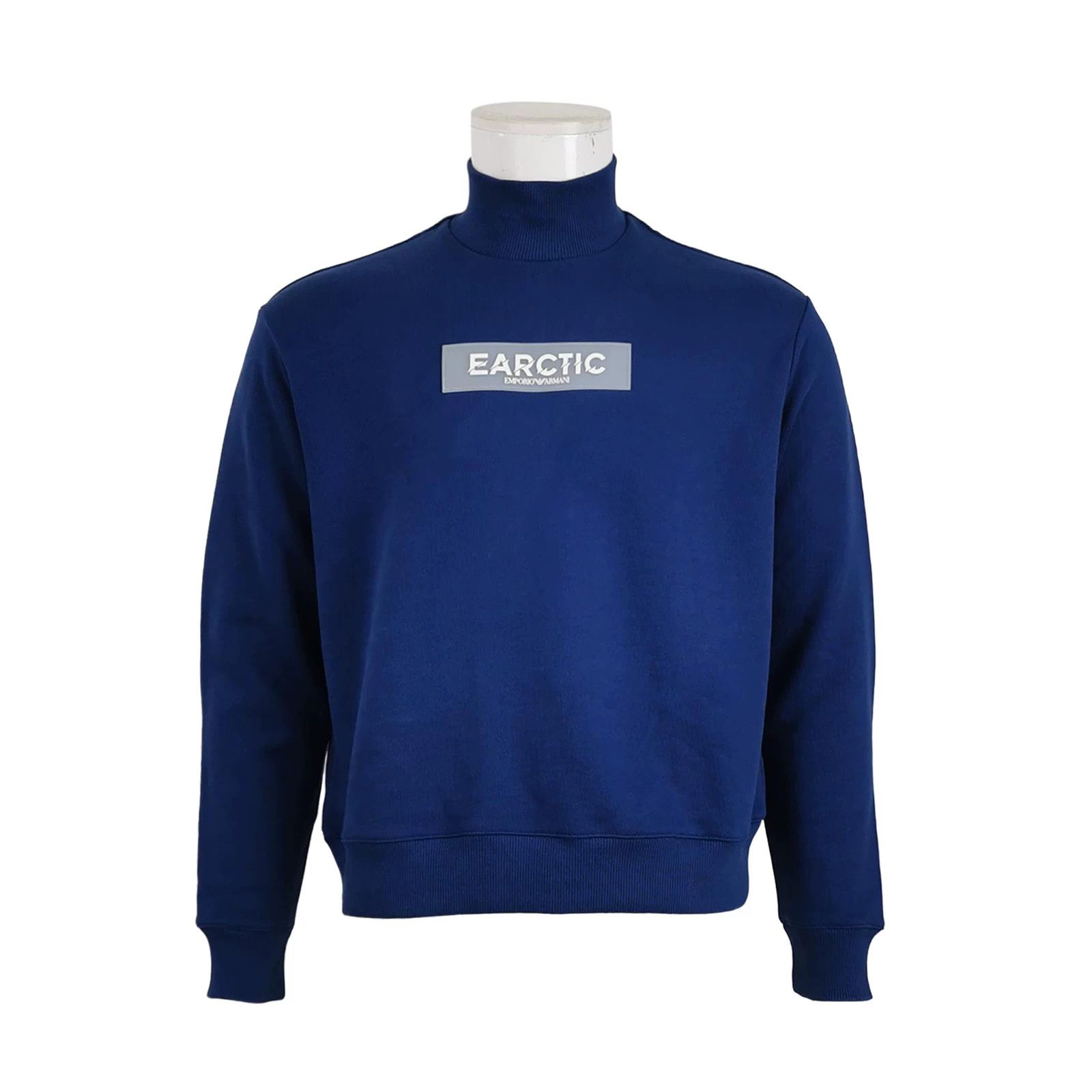 Emporio Armani EmporioArmani Cotton Logo Turtleneck Sweater S Size US S / EU 44-46 / 1 - 1 Thumbnail