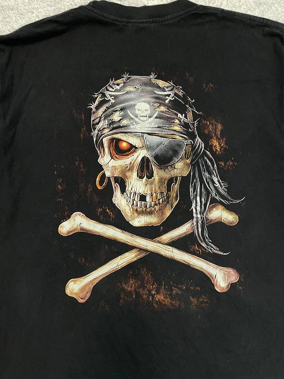 Other Vintage Rock@Tees T-Shirt Mens Black Biker Rock Graphic Size US XL / EU 56 / 4 - 3 Thumbnail