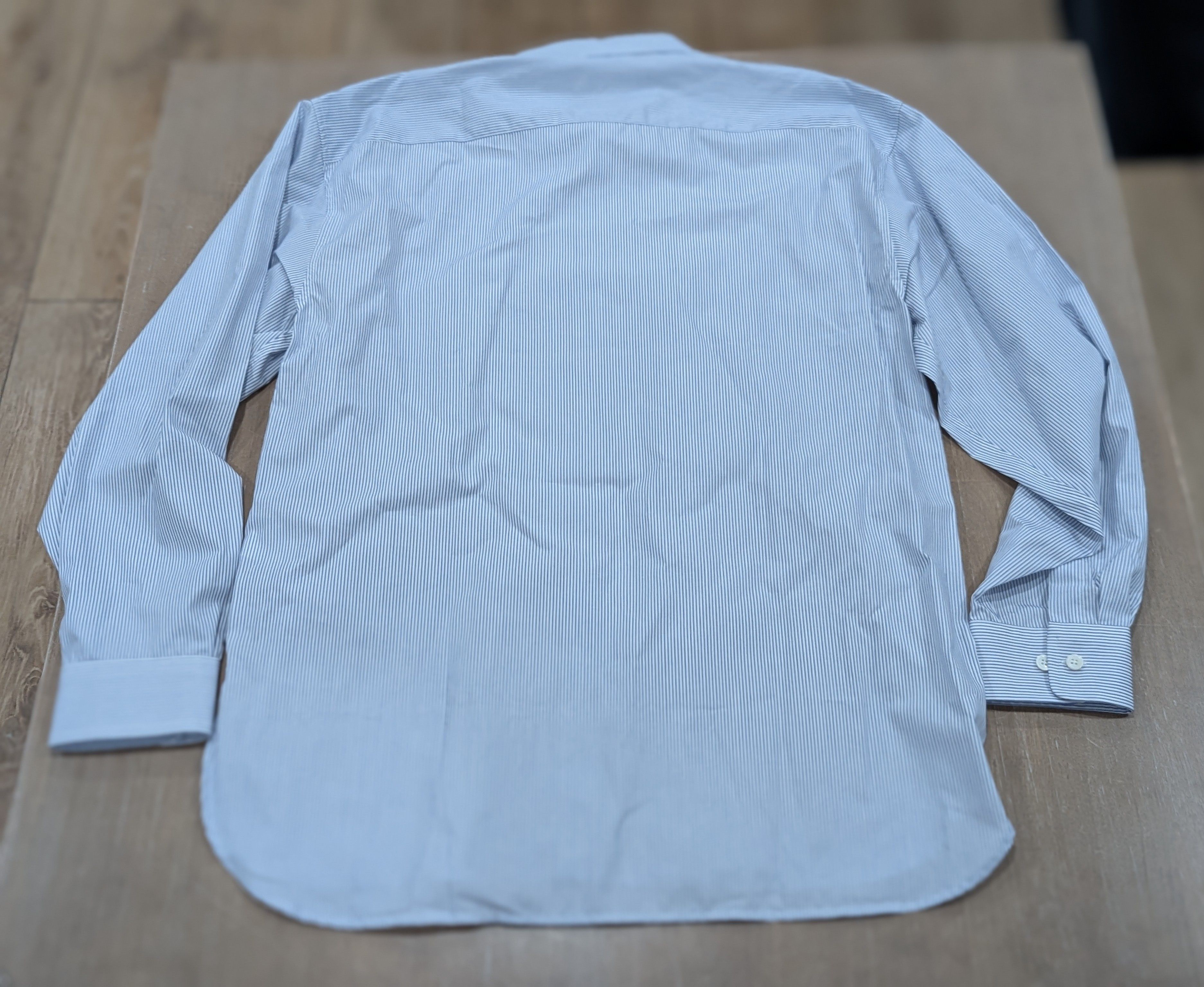 Dries Van Noten DRIES VAN NOTEN Pinstripe LS Button Up Shirt Dessin Large Size US L / EU 52-54 / 3 - 4 Thumbnail