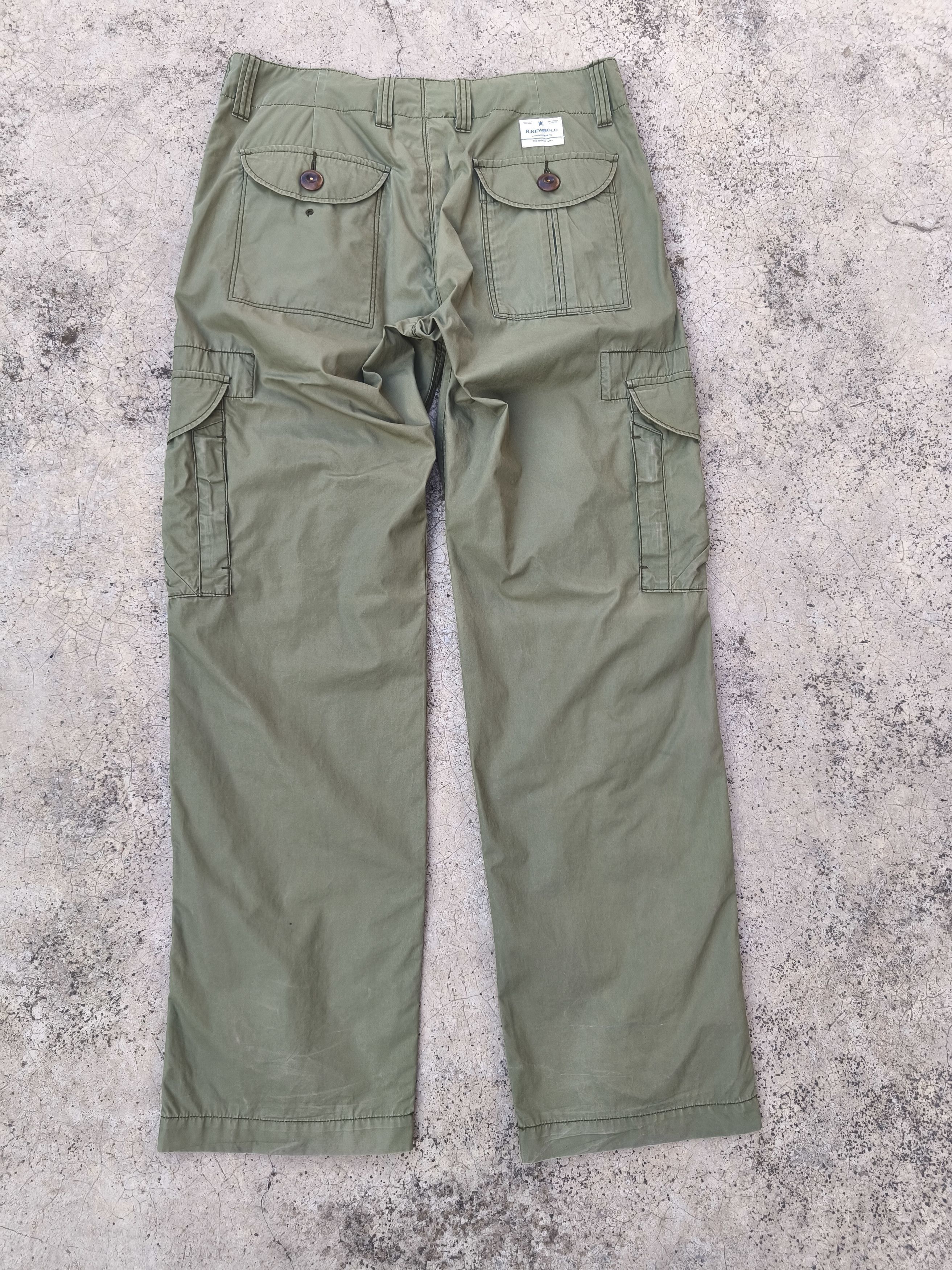R.Newbold R Newbold Cargo pants Olive Green color Size US 32 / EU 48 - 6 Thumbnail