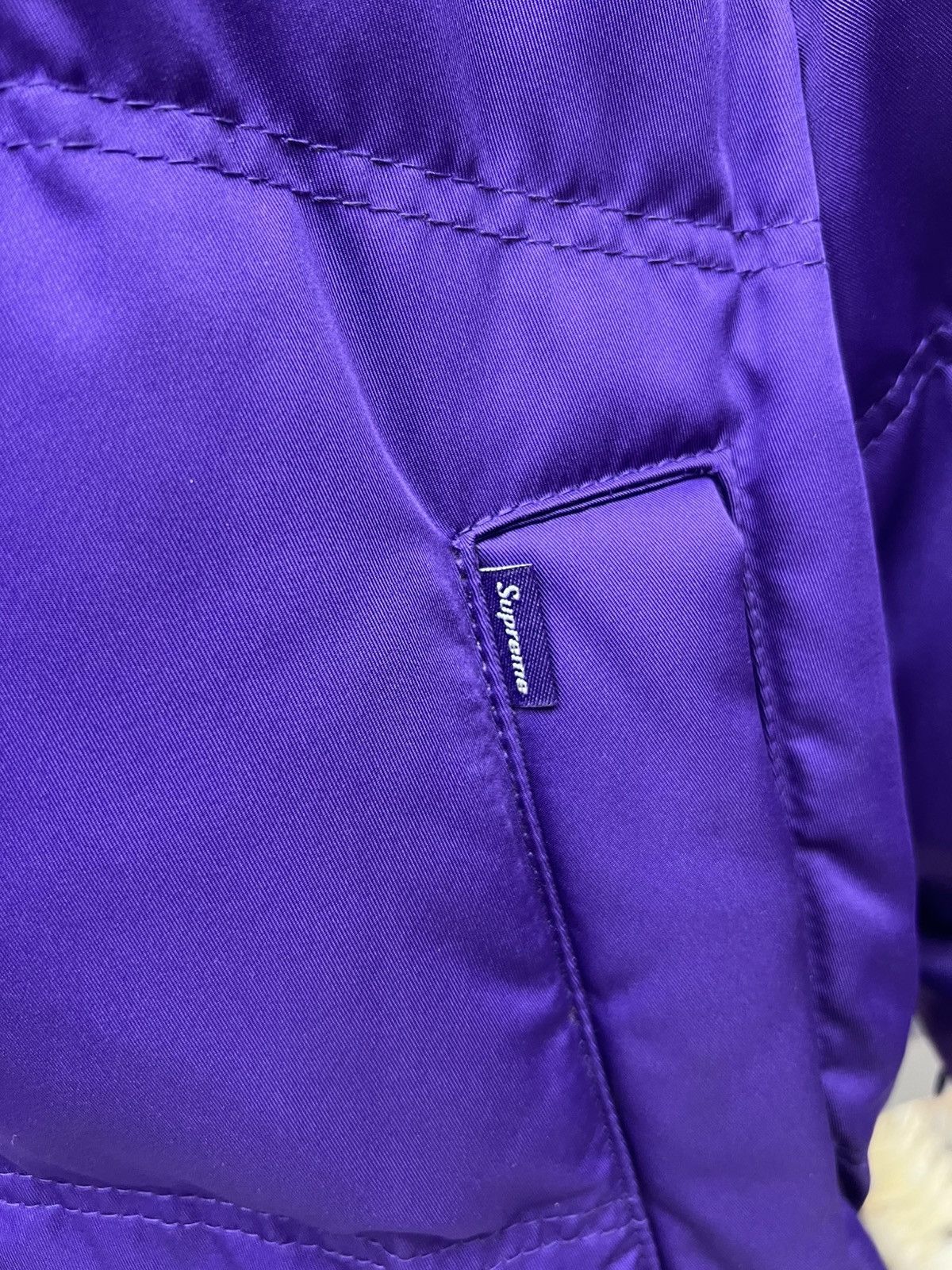 Supreme Supreme Leather Yoke Puffer Jacket Size US XL / EU 56 / 4 - 8 Thumbnail