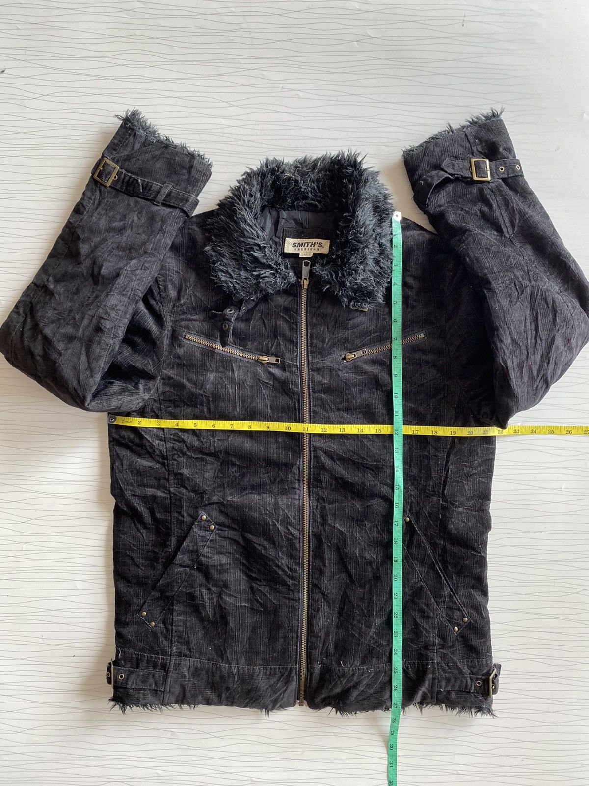 14th Addiction JAPANESE SMITH’S FUR JACKET MULTI ZIPPER GHOTIC PUNK Size US L / EU 52-54 / 3 - 17 Thumbnail