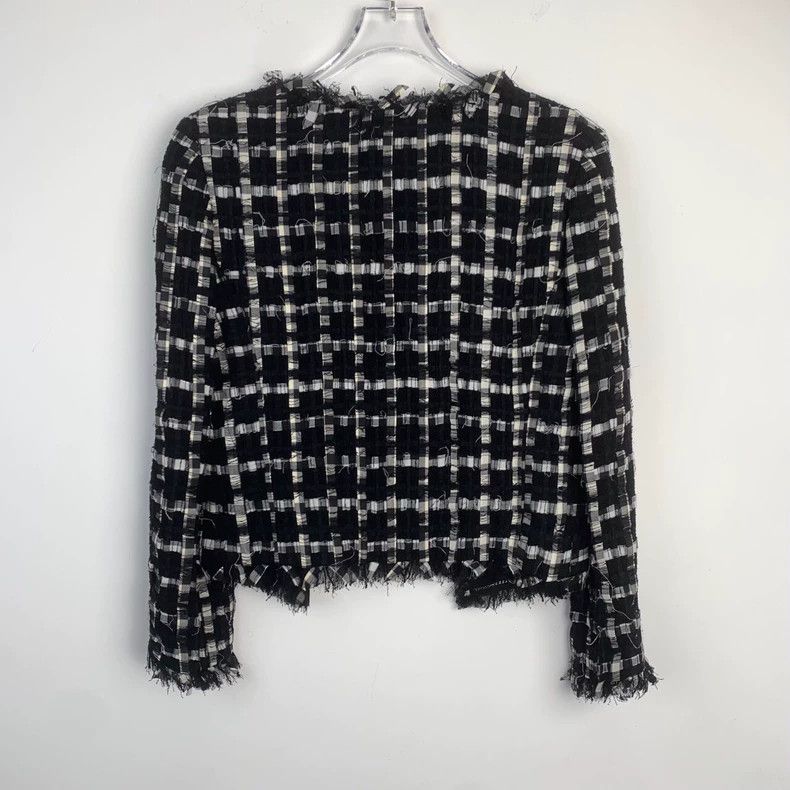 Chanel ChanelKnitted tweed black small fragrance jacket 2503-Nexta Size XS / US 0-2 / IT 36-38 - 2 Thumbnail