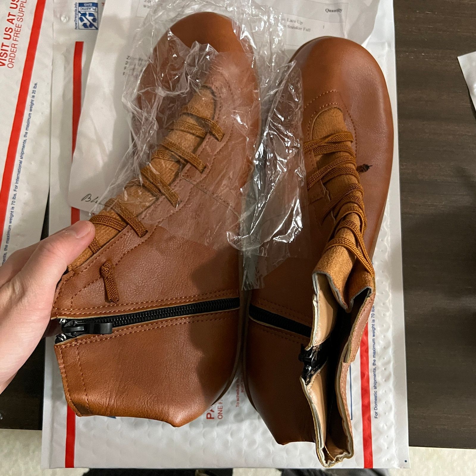 Other Ankle Boots Round Toe Casual Comfortable Light Size US 9.5 / IT 39.5 - 11 Thumbnail