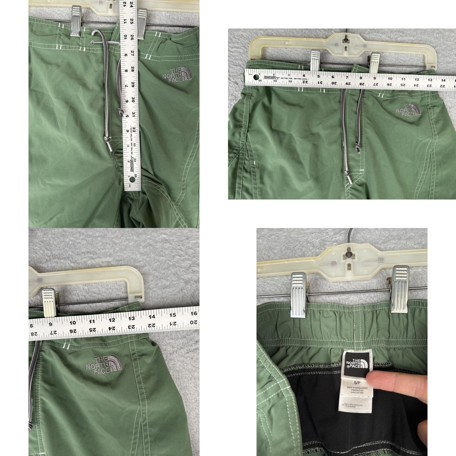 The North Face The North Face Board Shorts Mens Small Green Black Swim Trunks Surf Beach Poly Size US 29 - 8 Thumbnail