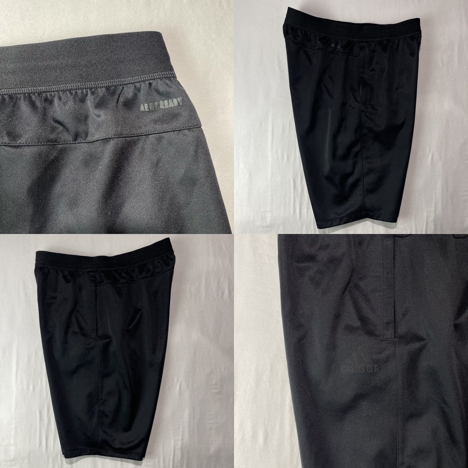 Adidas Adidas Men’s Size Large Aeroready Shorts Sprint Techfit Running Black Worn Size US 33 - 8 Thumbnail