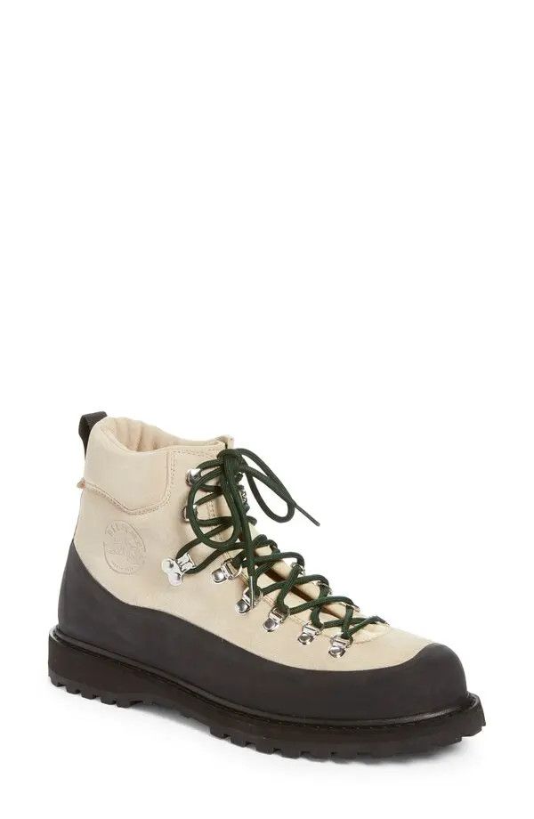image of Diemme Roccia Vet Lug Sole Boot In Papyrus Suede in Grey, Men's (Size 13)