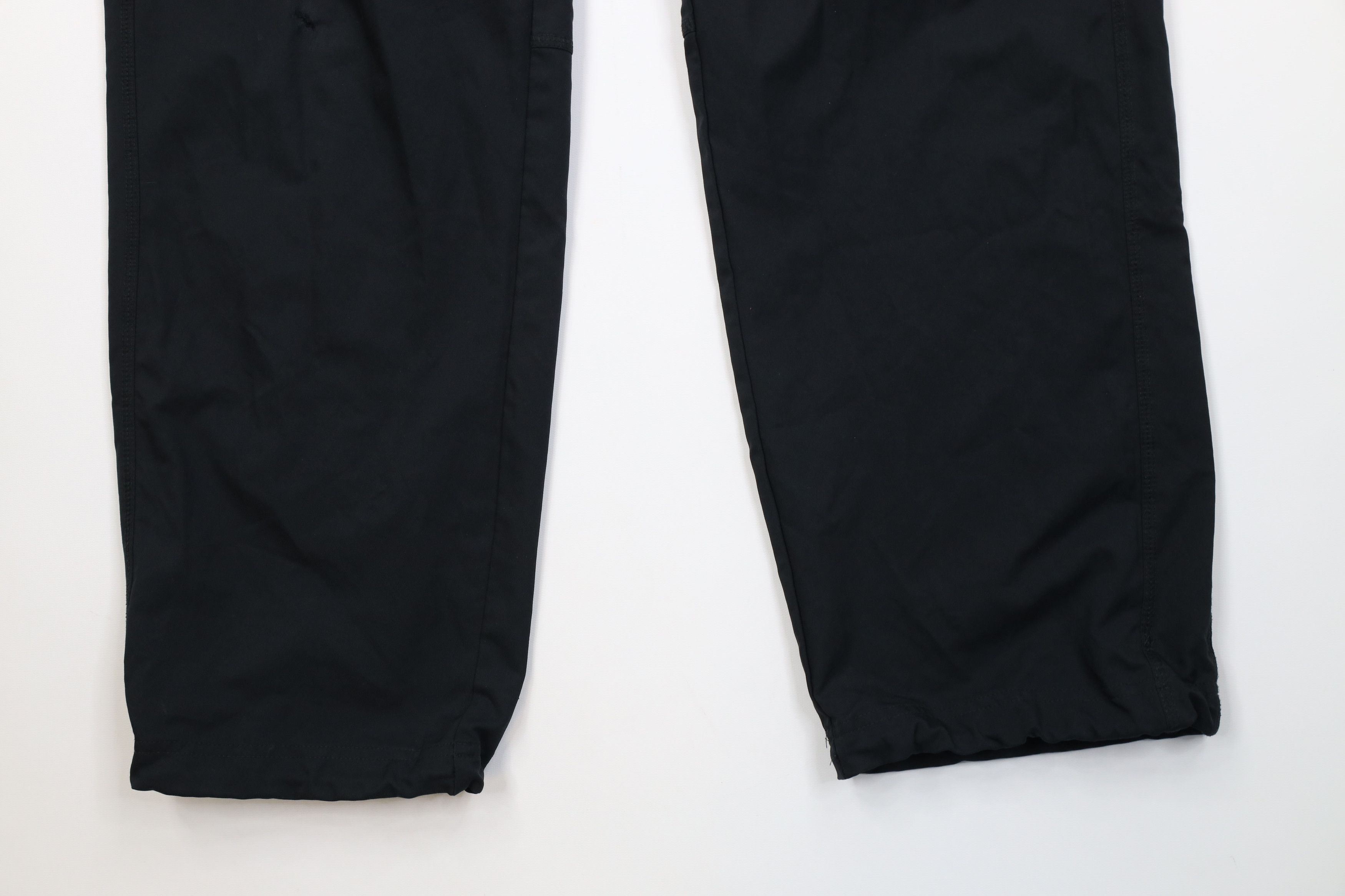 Nike Vintage Y2K Nike Distressed Wide Leg Pants Black Polyester Size US 34 / EU 50 - 4 Thumbnail
