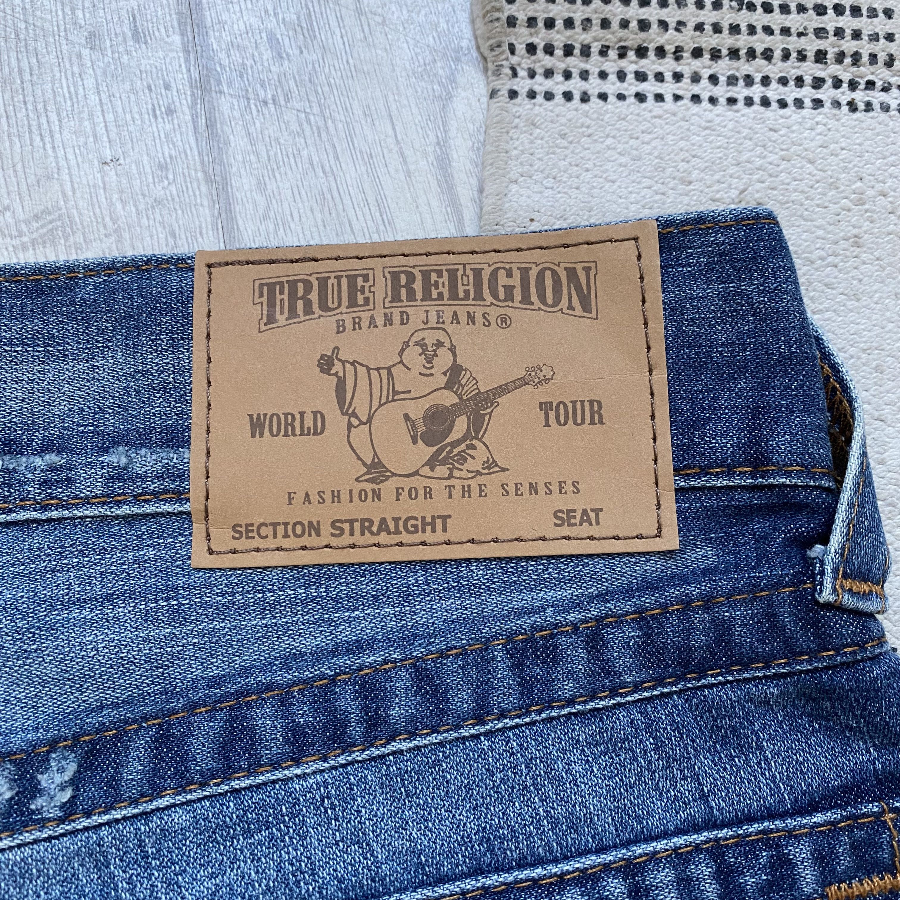 True Religion 👖NWT Y2K True Religion jeans camouflage logo RRP $230 Size US 34 / EU 50 - 5 Thumbnail