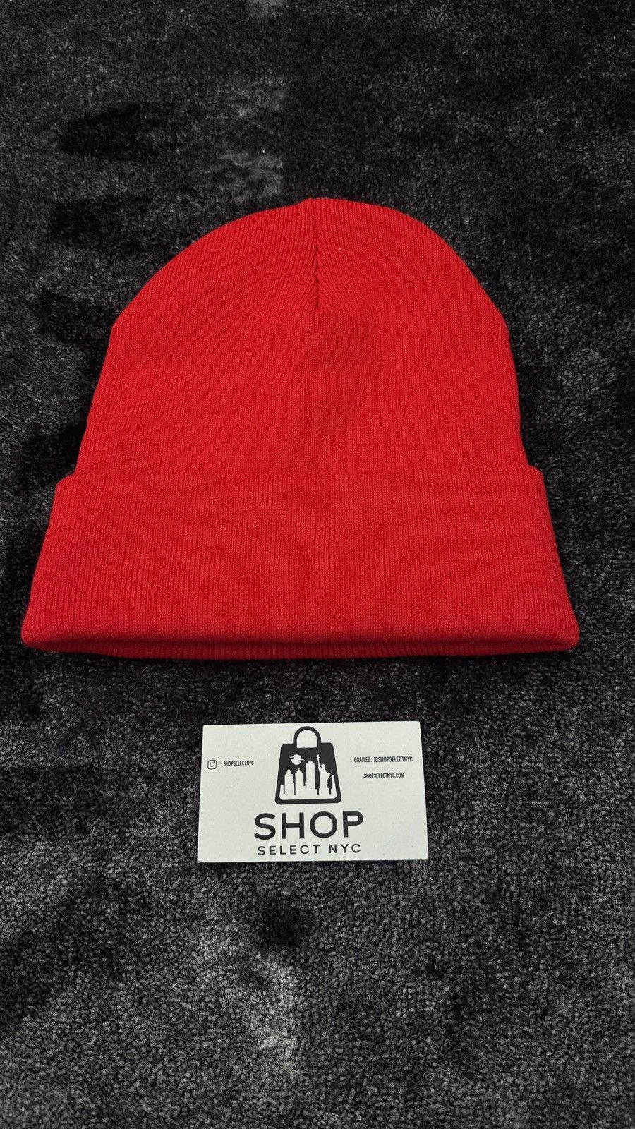 Chrome Hearts BRAND NEW CHROME HEARTS RED/WHITE VERTICAL LOGO BEANIE Size ONE SIZE - 2 Thumbnail
