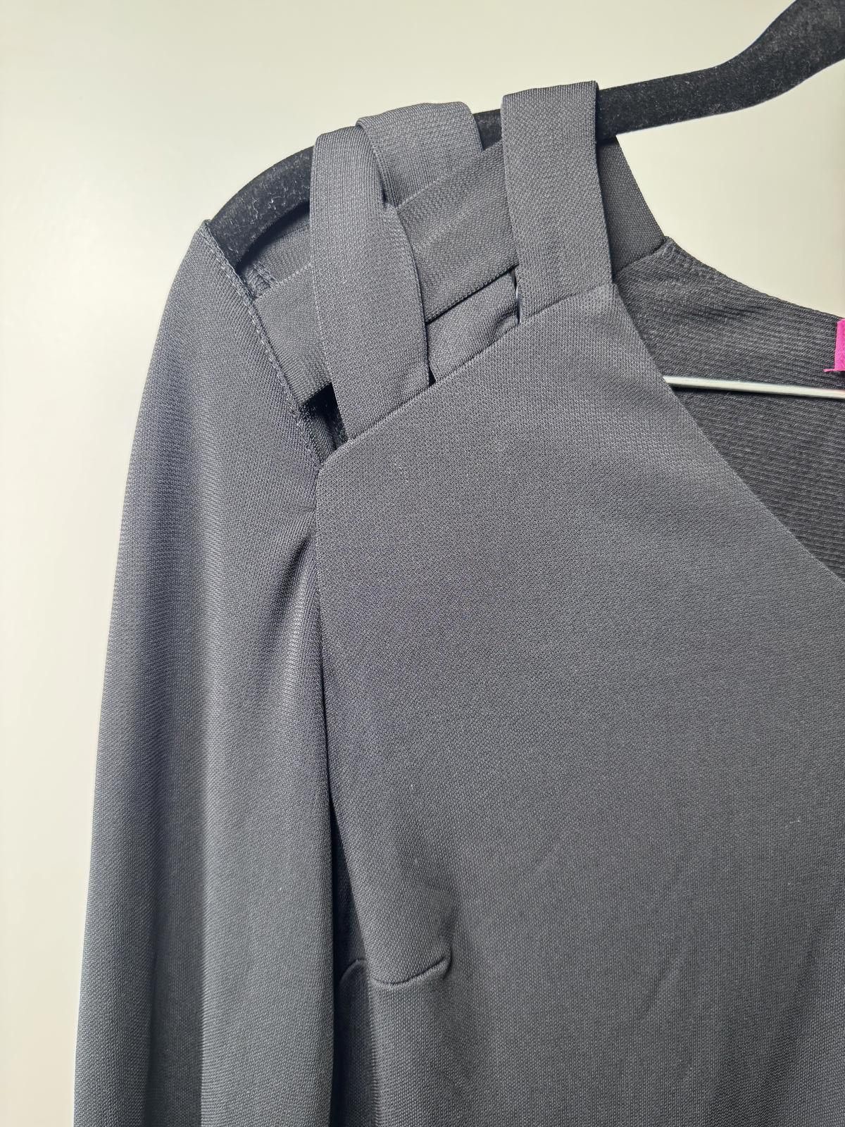 Other Catherine Malandrino Black Long Sleeve blouse Size L / US 10 / IT 46 - 3 Thumbnail