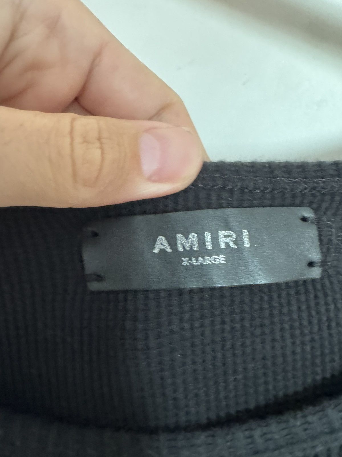 Amiri Distressed Shotgun thermal Size US XL / EU 56 / 4 - 4 Thumbnail